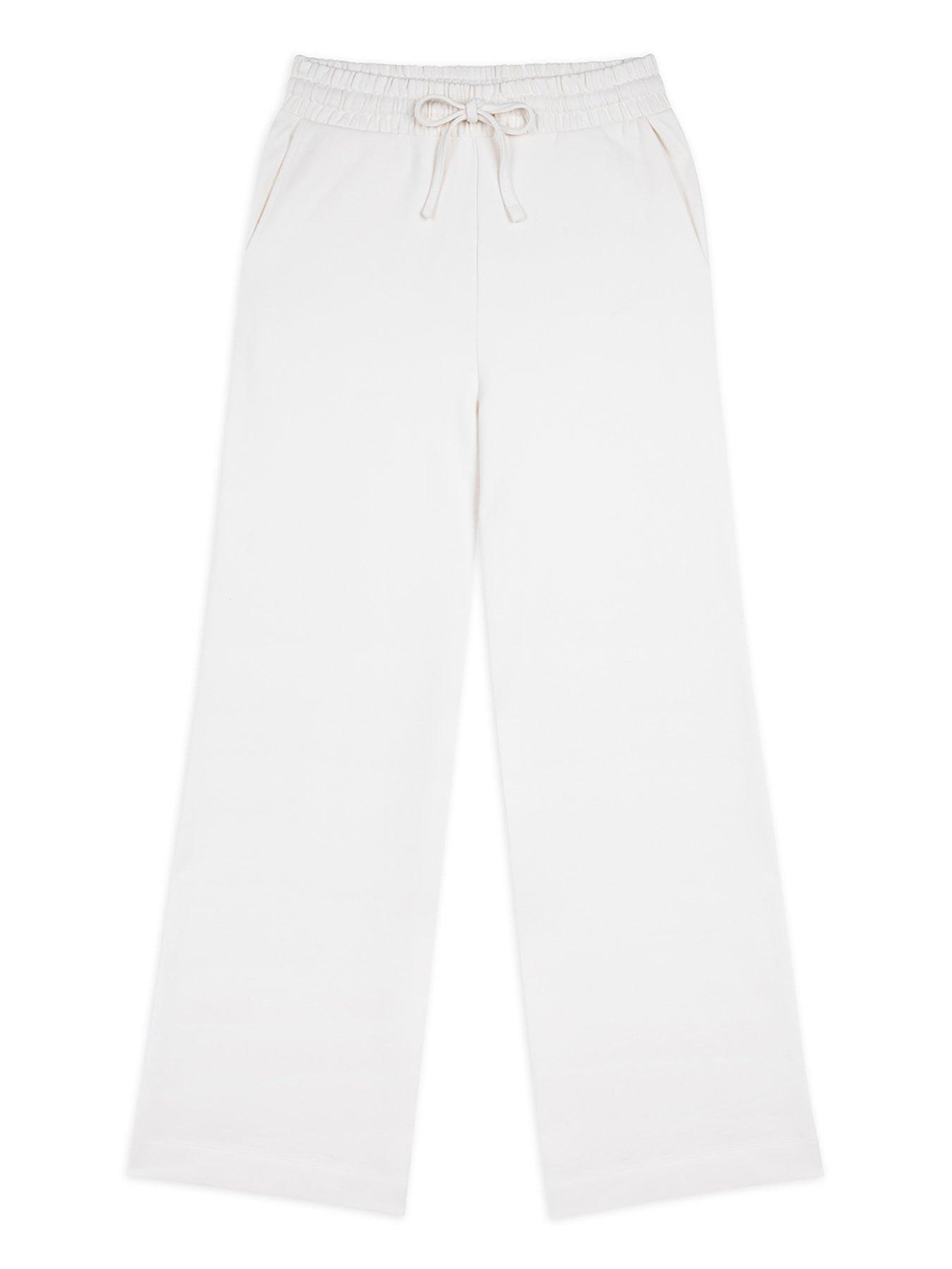 CHELSEA PEERS Straight Leg Joggers - Off White