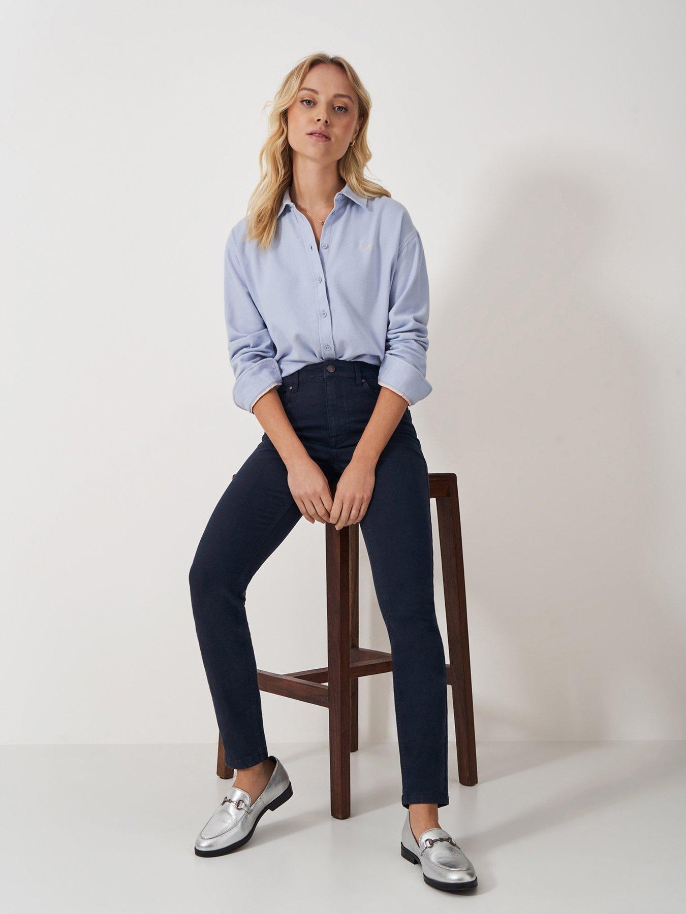 Image 3 of 5 of Crew Clothing Garment Dyed Jean - Navy