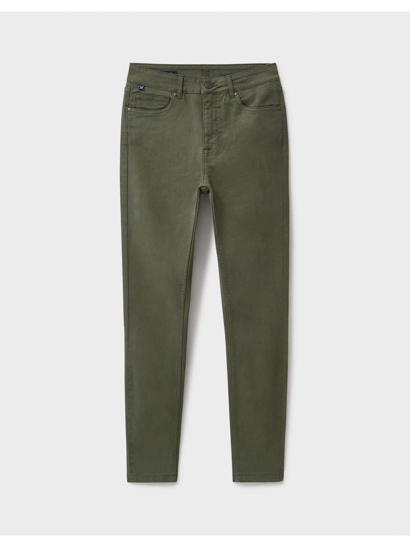 Image 5 of 5 of Crew Clothing Garment Dyed Jeans - Khaki