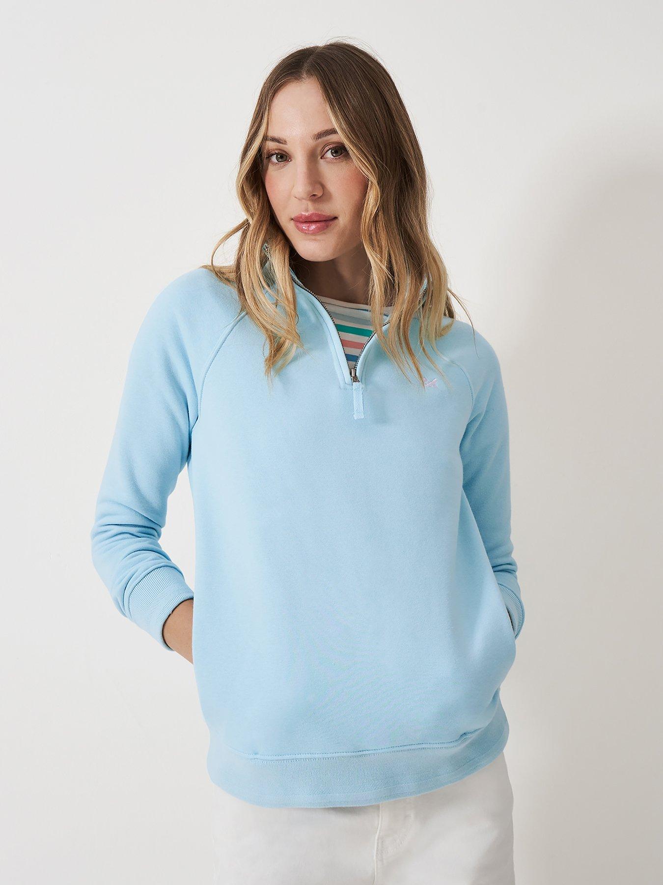 undefined Half Zip Sweatshirt - Blue