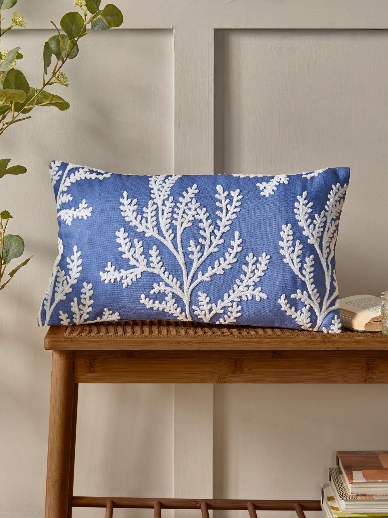 undefined Coral Leaf Filled Cushion