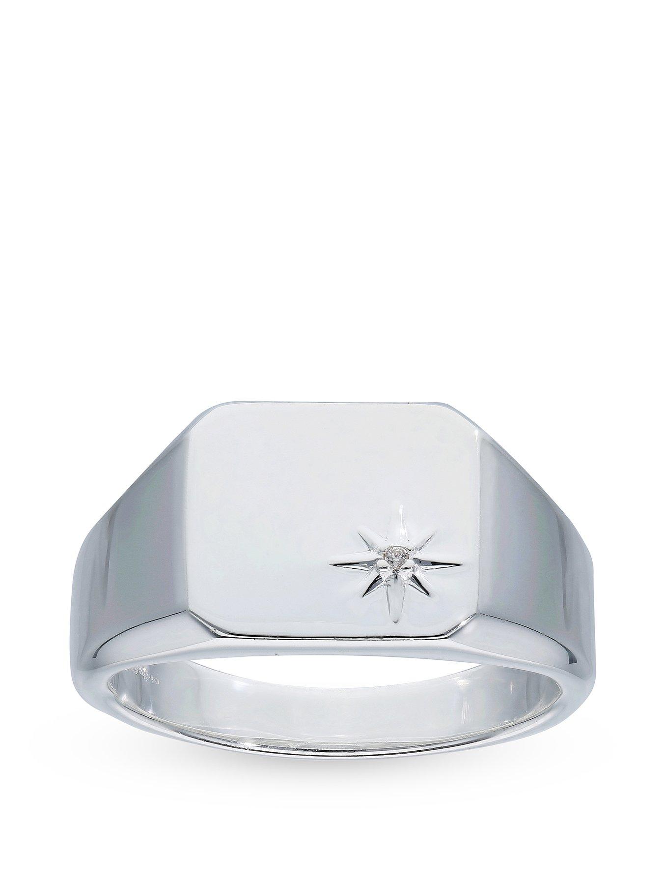 undefined Sterling Silver Gents Signet Ring
