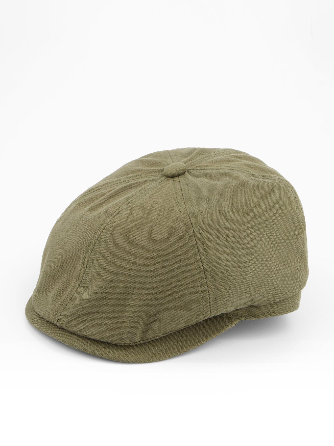 Image 2 of 4 of Barbour Fawdon Bakerboy Flat Cap- Khaki