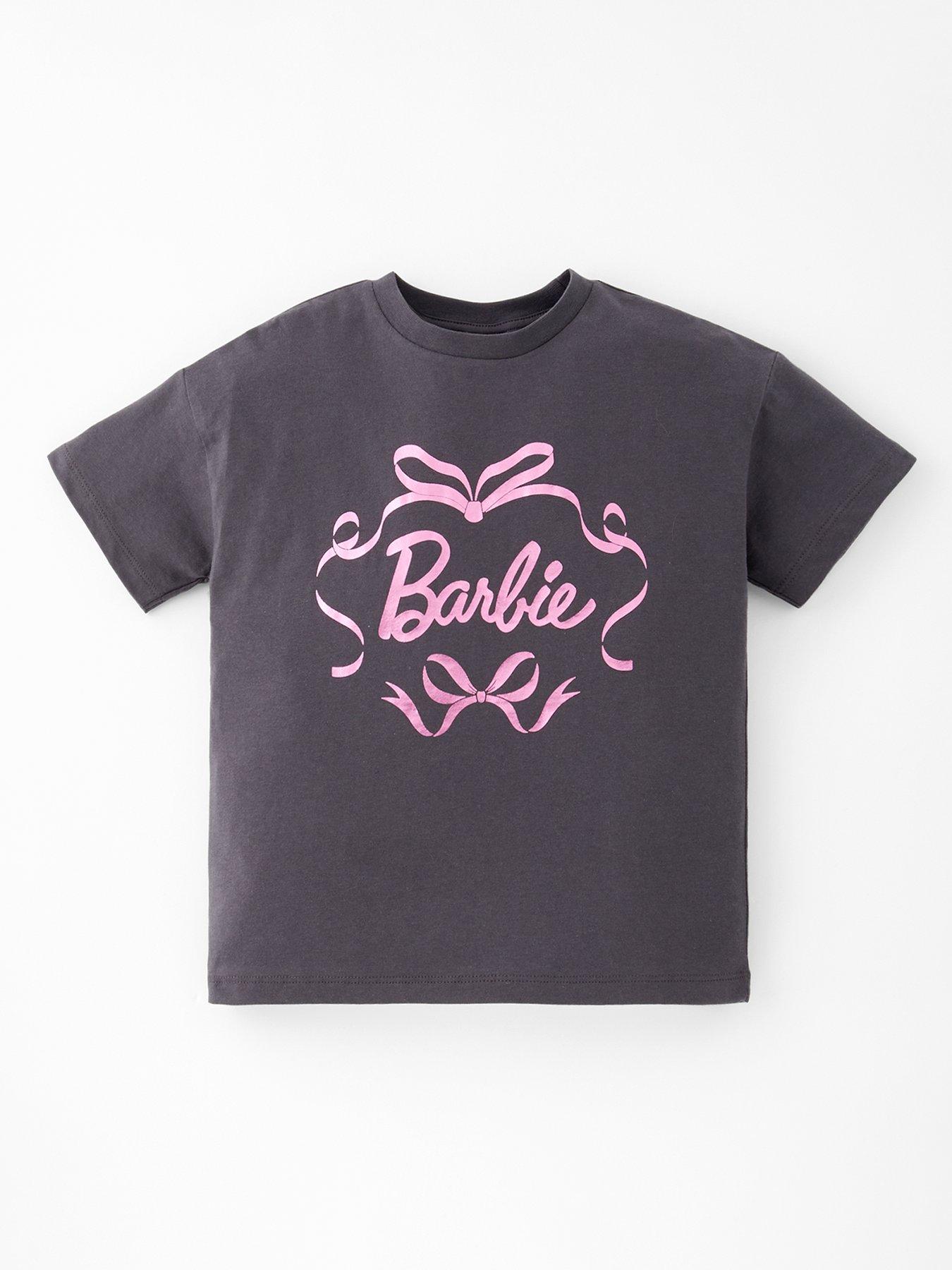 undefined Bow Foil Short Sleeve T-Shirt - Grey