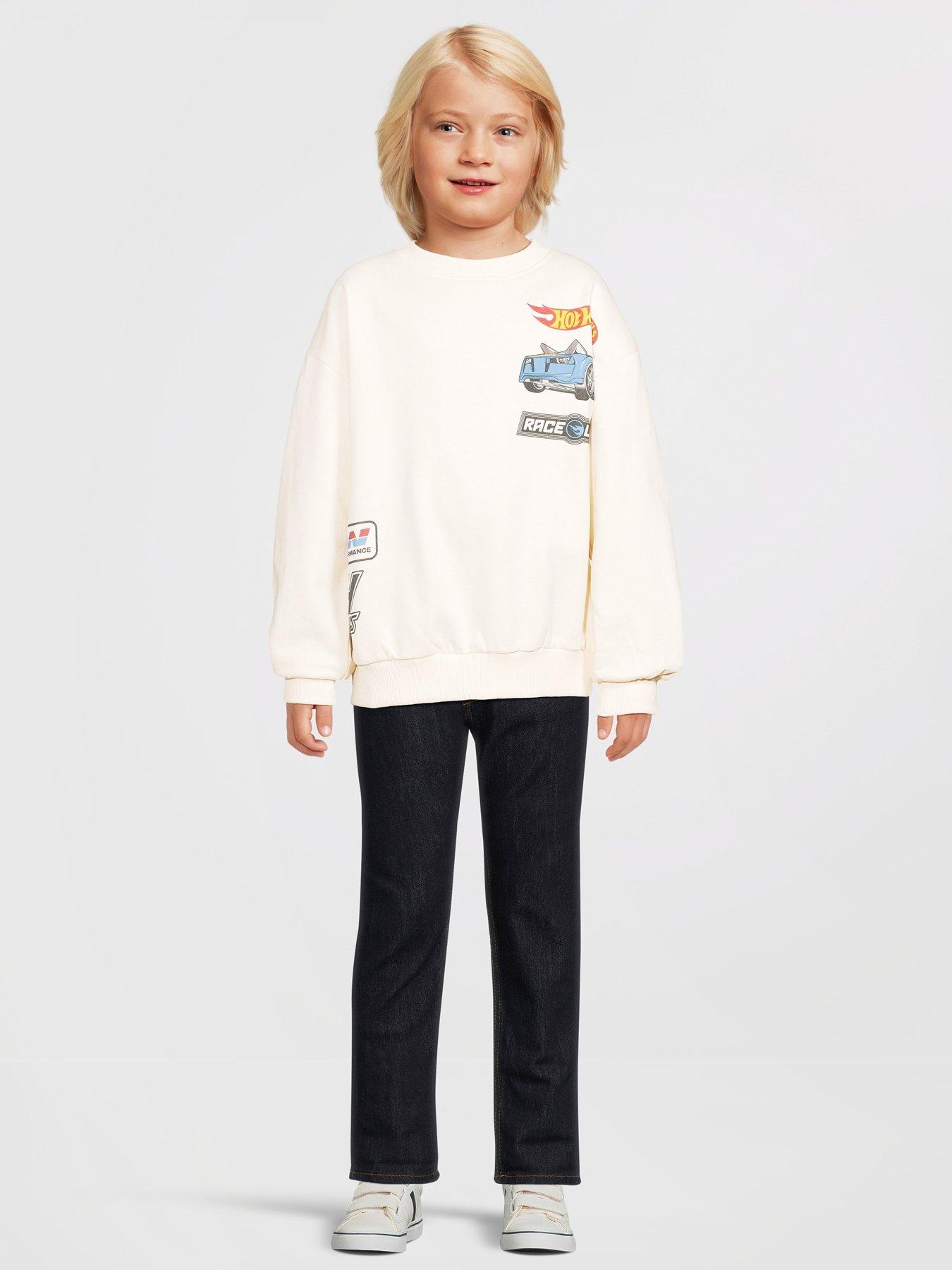 Image 3 of 5 of Hot Wheels Graphic Print Sweater - Black