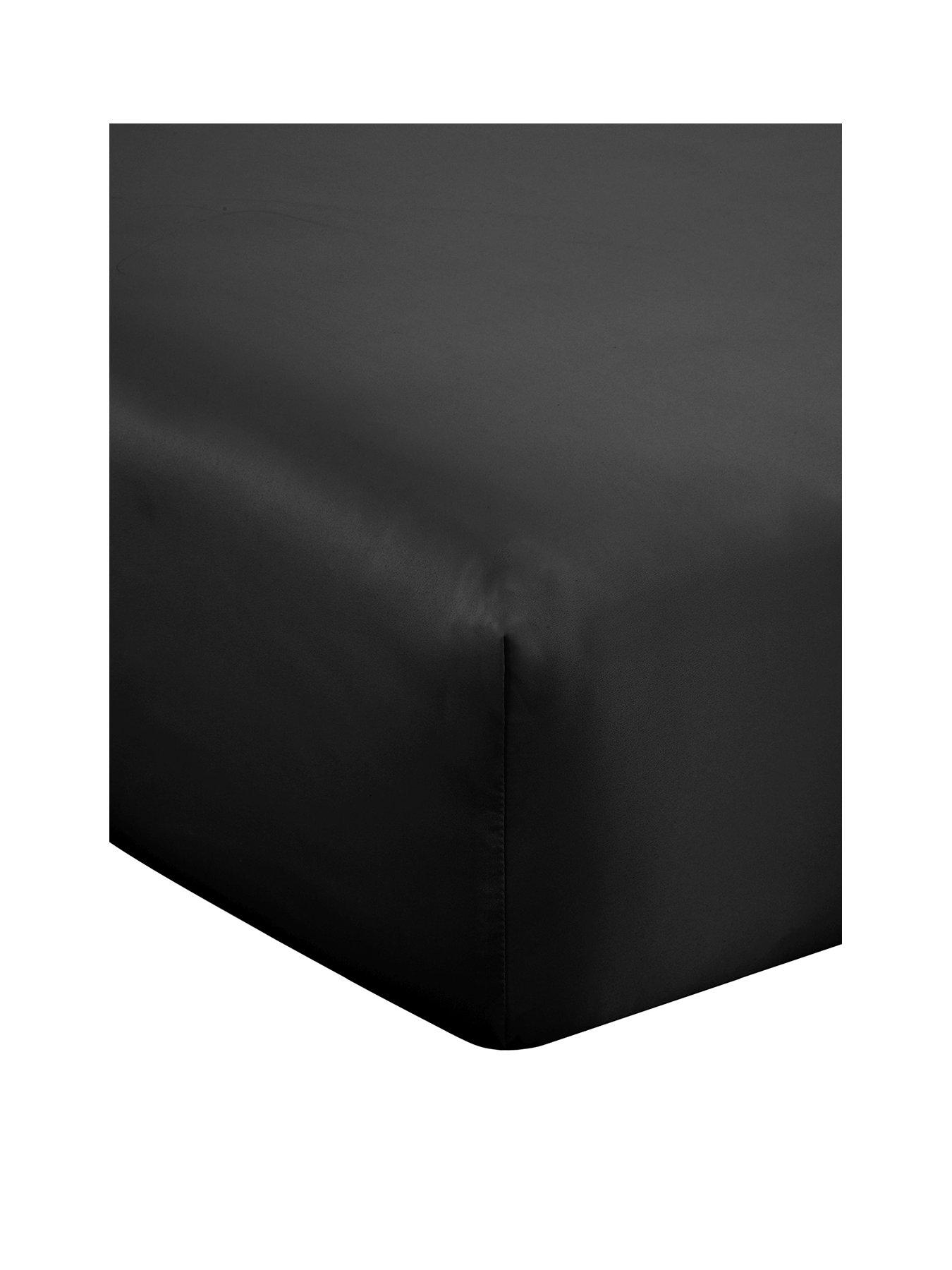 Image 2 of 2 of Catherine Lansfield Silky Soft Satin Fitted Sheet- Single