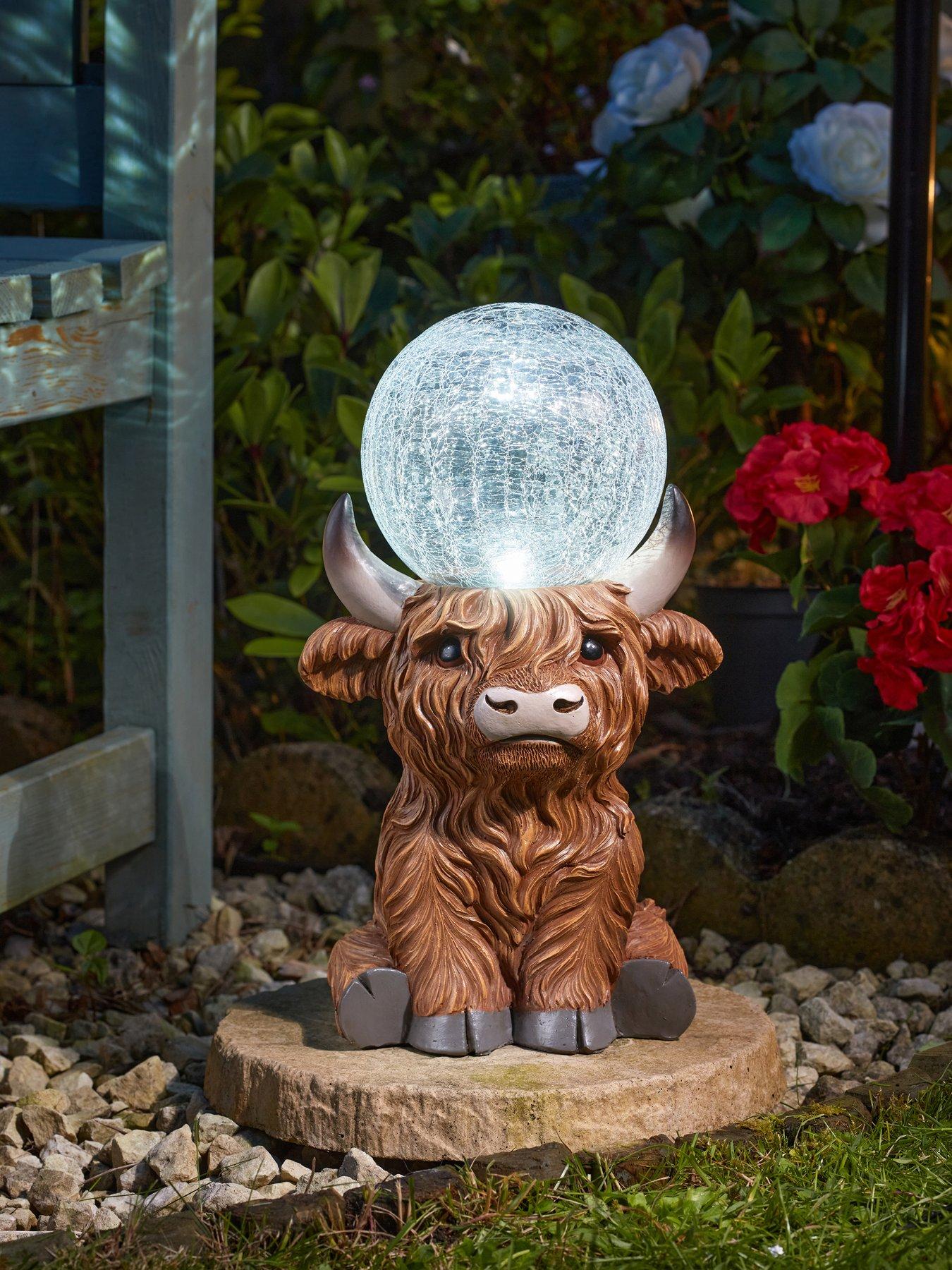 Image 1 of 5 of Smart Solar Gazing Highland Cow