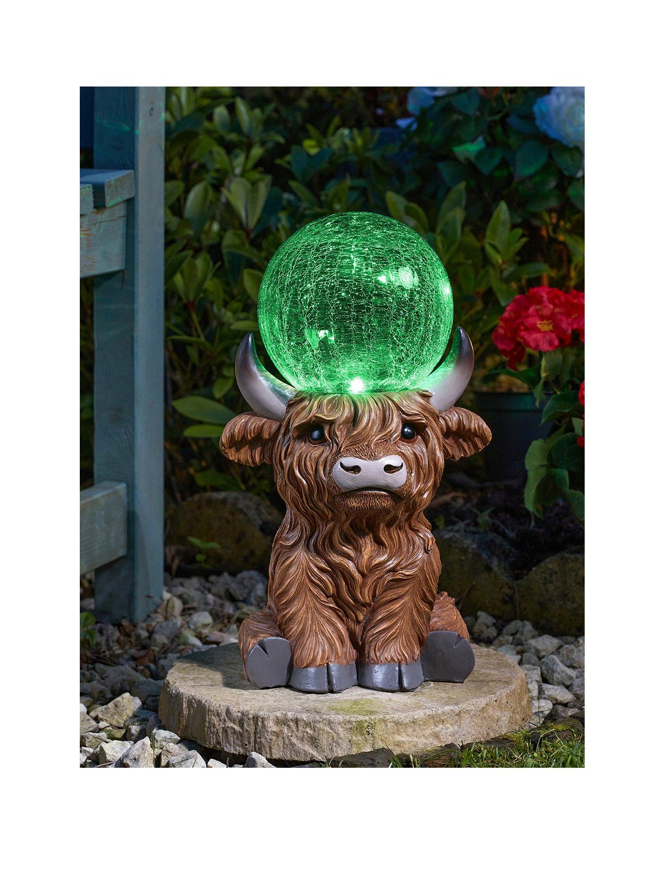 Image 3 of 5 of Smart Solar Gazing Highland Cow
