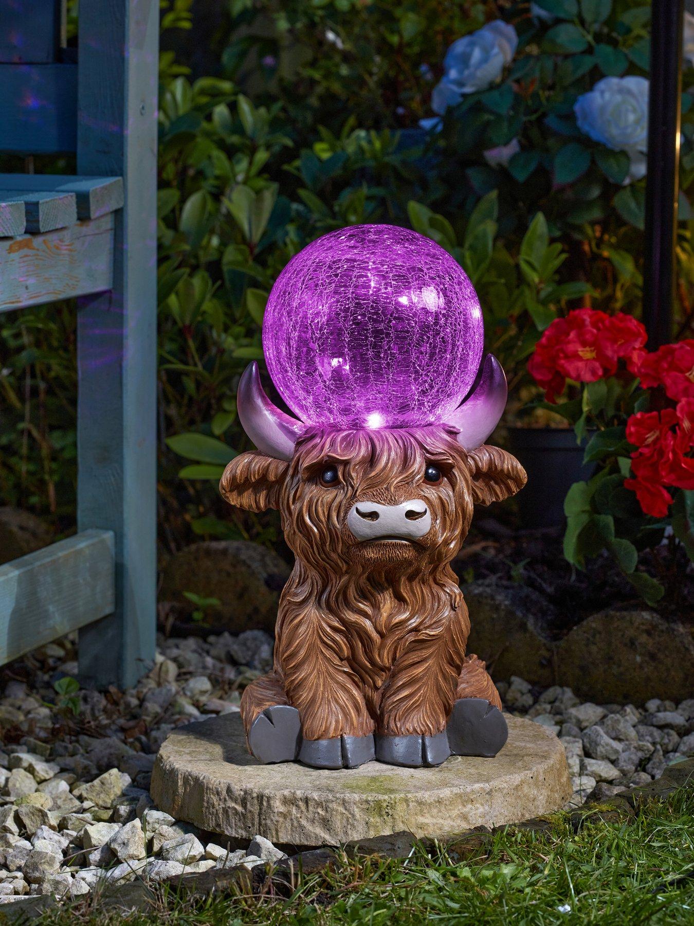 Image 4 of 5 of Smart Solar Gazing Highland Cow