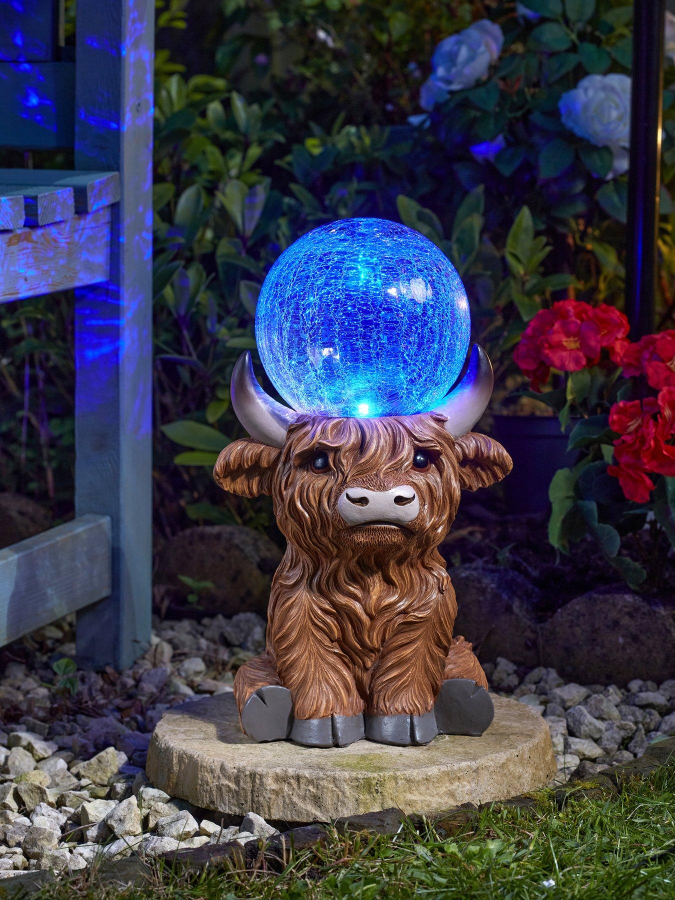 Image 5 of 5 of Smart Solar Gazing Highland Cow