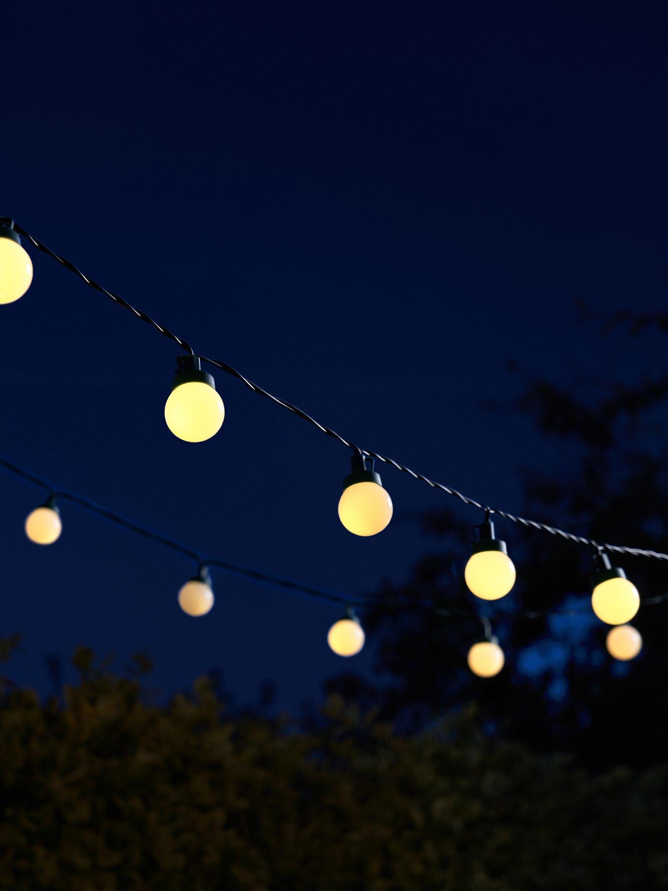 Smart Solar MultiPower Festoon String Lights - Set of 30
