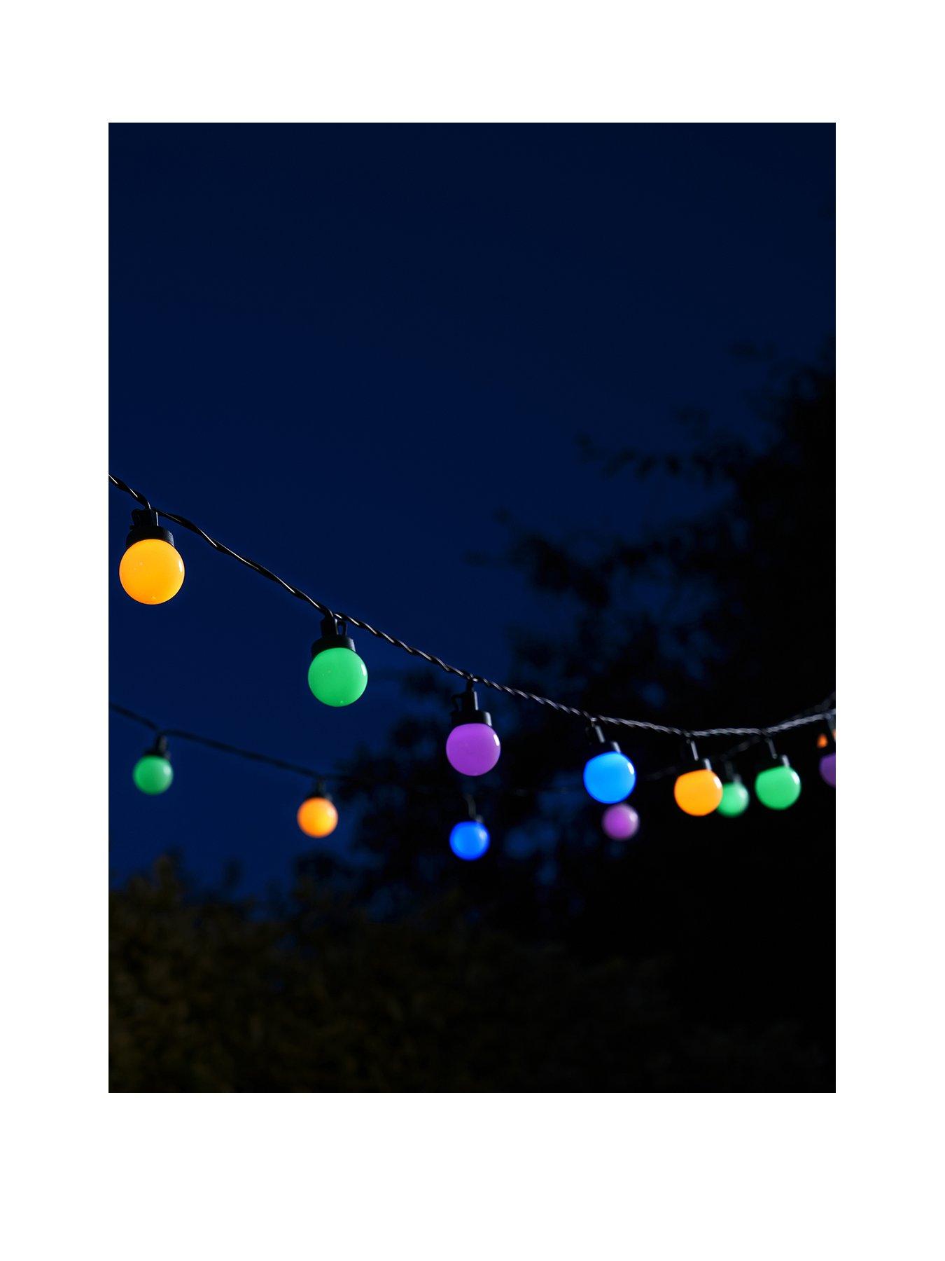 Image 2 of 6 of Smart Solar MultiPower Festoon String Lights - Set of 30