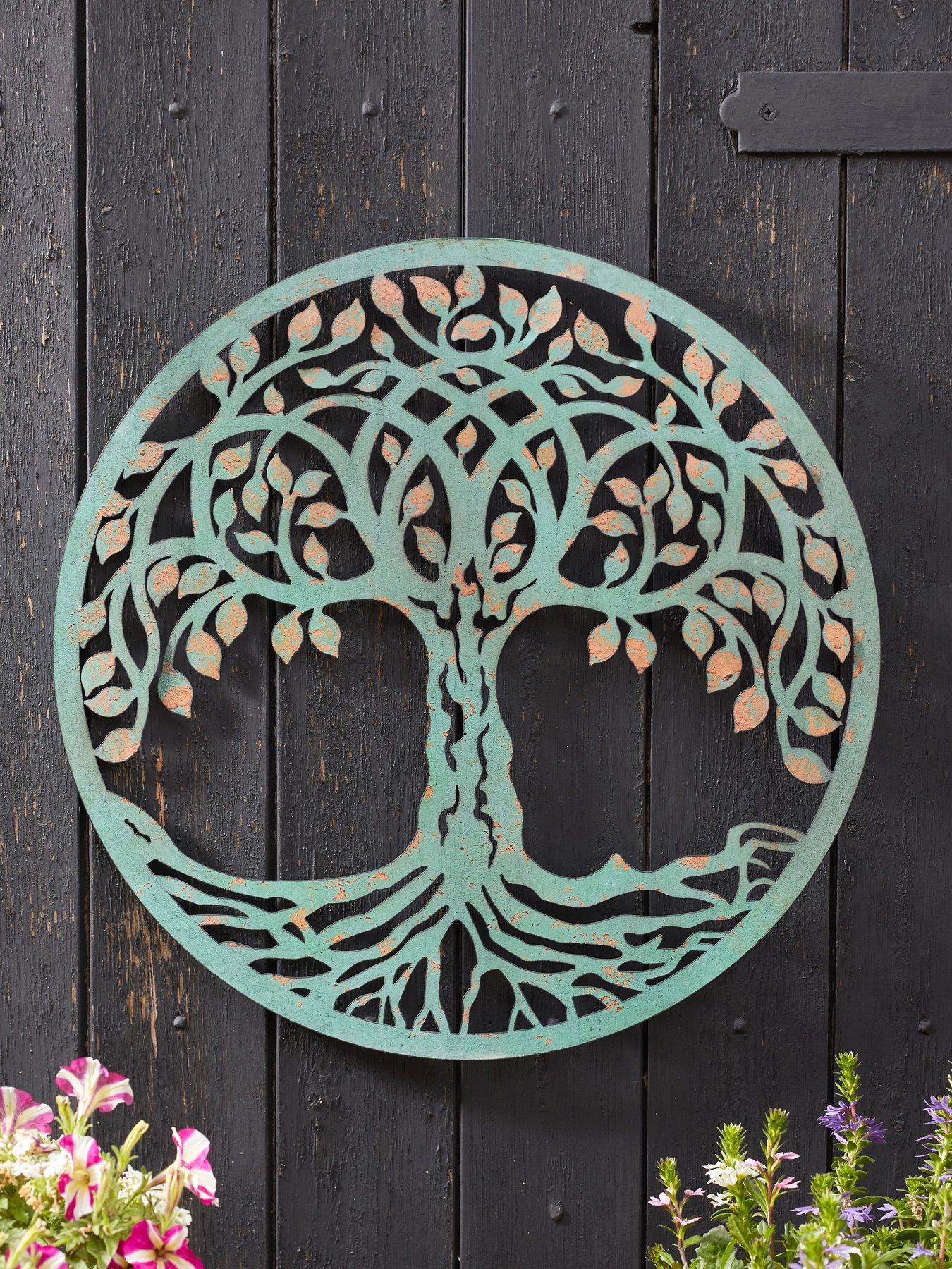 Image 1 of 2 of Smart Garden Tree of Life- Verdigris Wall Art