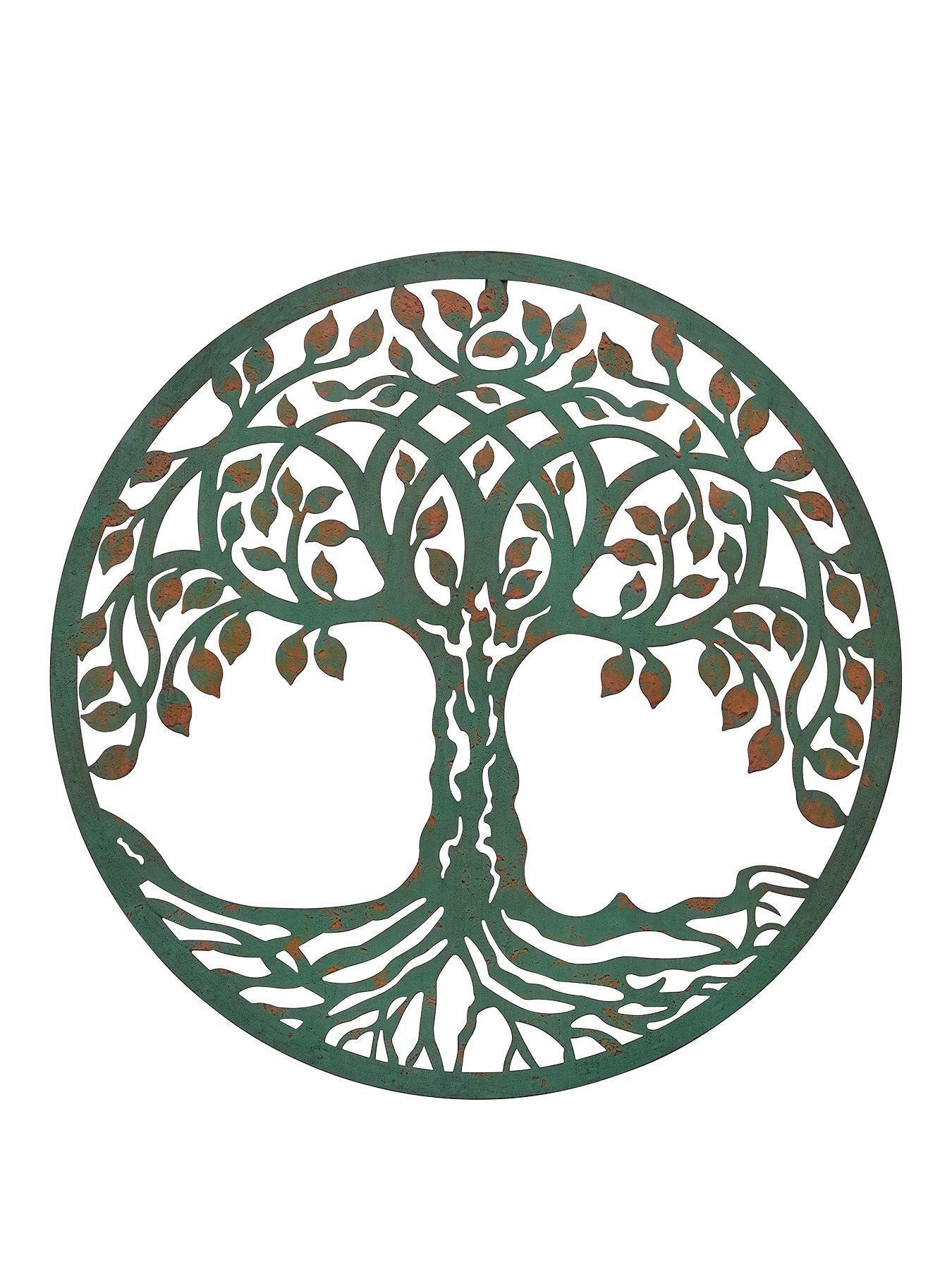 Image 2 of 2 of Smart Garden Tree of Life- Verdigris Wall Art