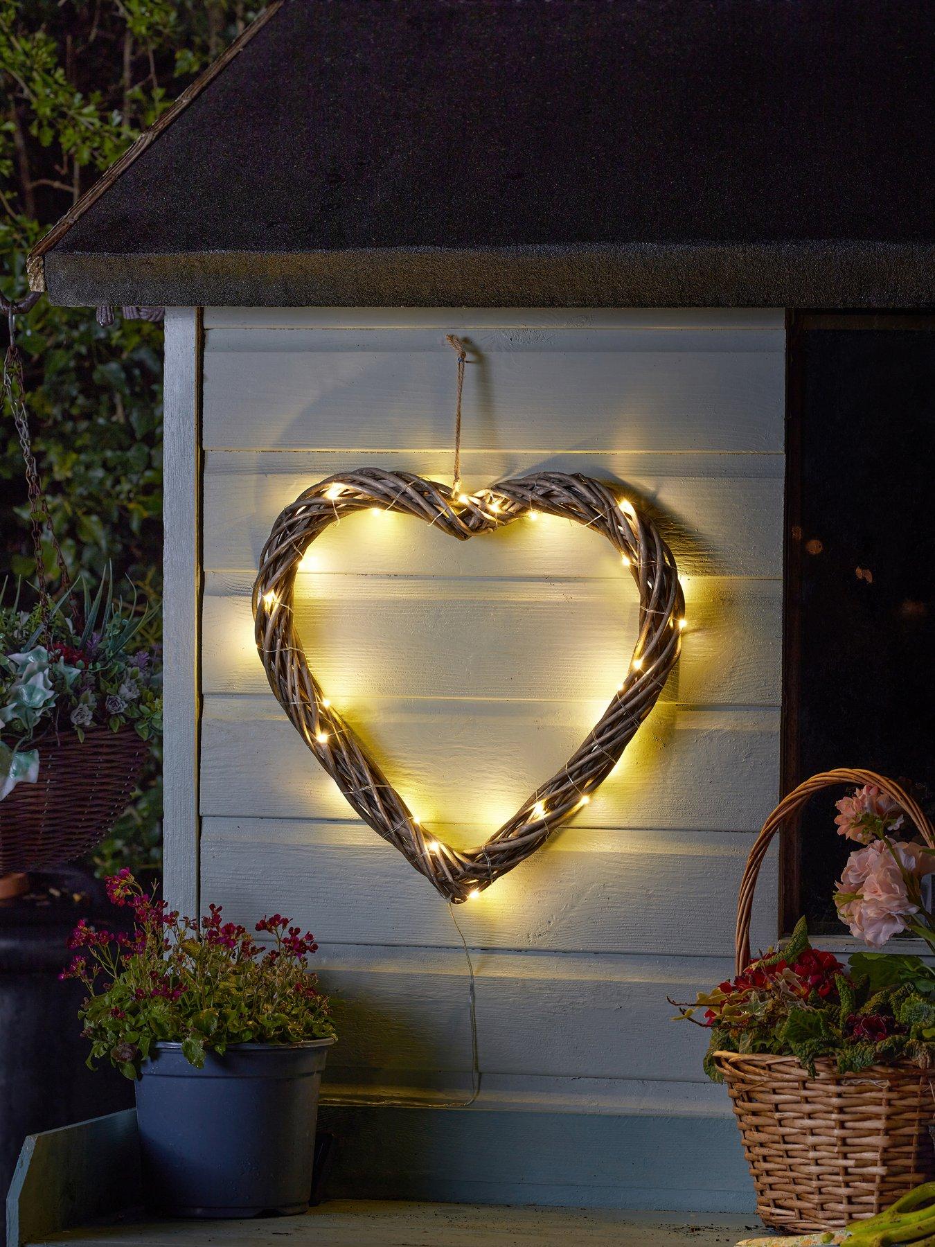 Smart Solar Solar Inlit Firefly Heart 40cm