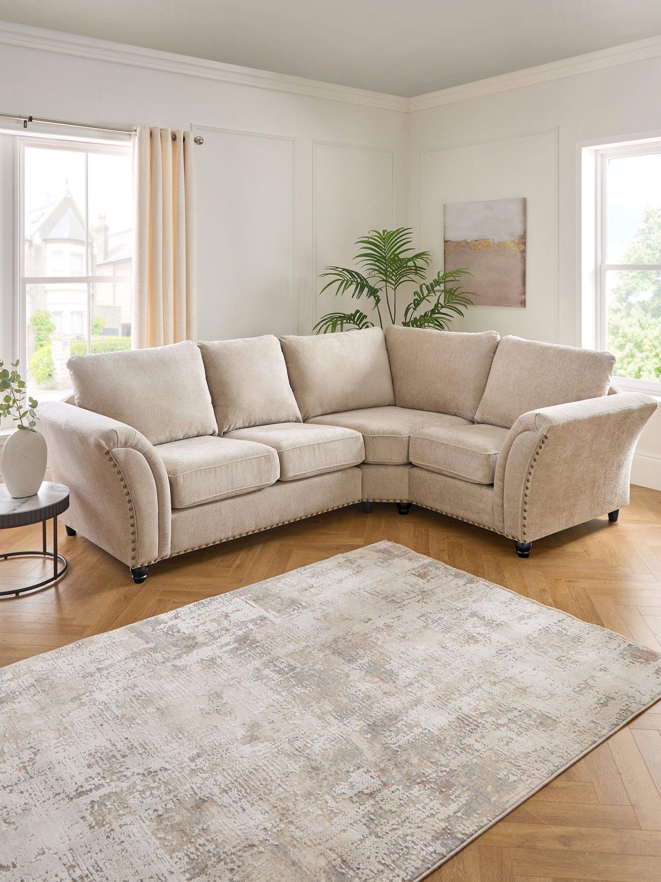 undefined New Ariel Right Hand Fabric Corner Sofa - FSC Certified