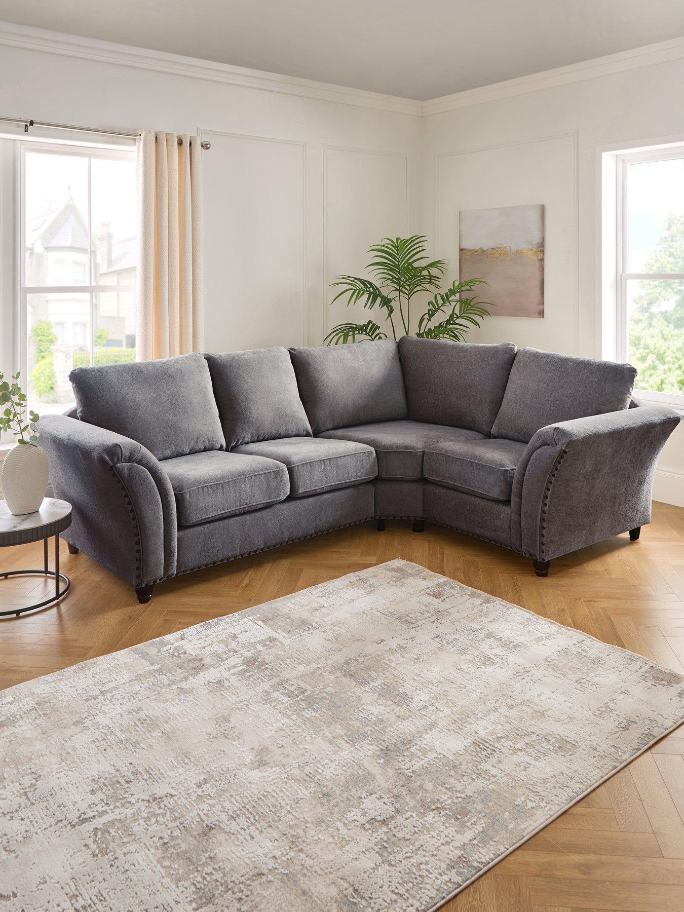 undefined New Ariel Right Hand Fabric Corner Sofa - FSC Certified