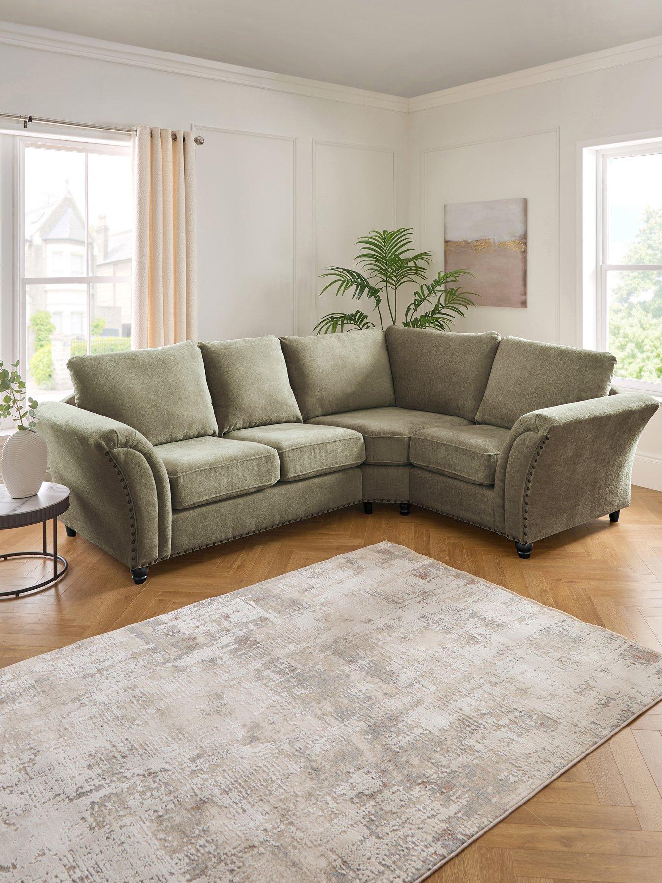 undefined New Ariel Right Hand Fabric Corner Sofa - FSC Certified