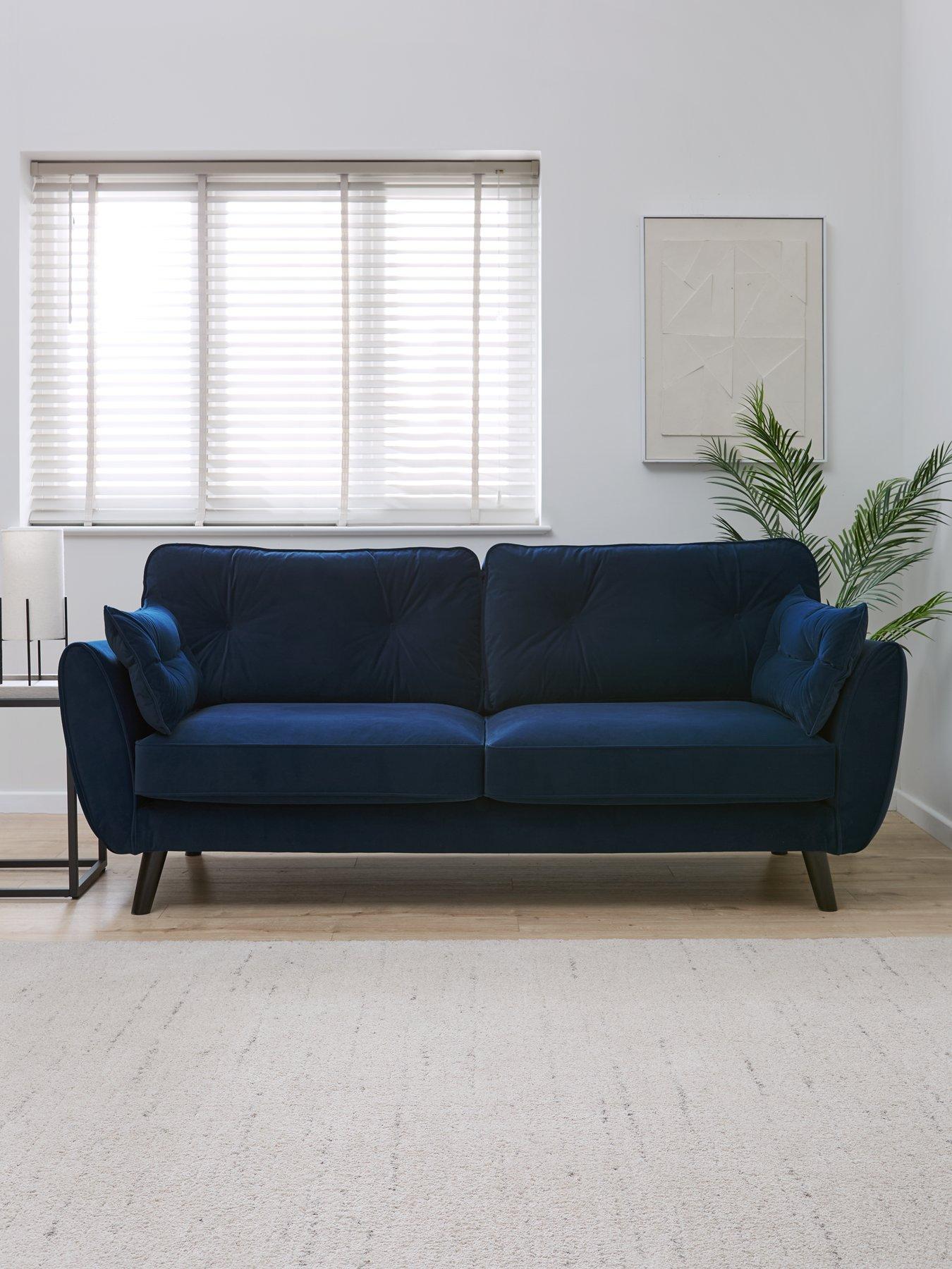 undefined New Paulo Fabric 3 Seater Sofa - FSC® Certified