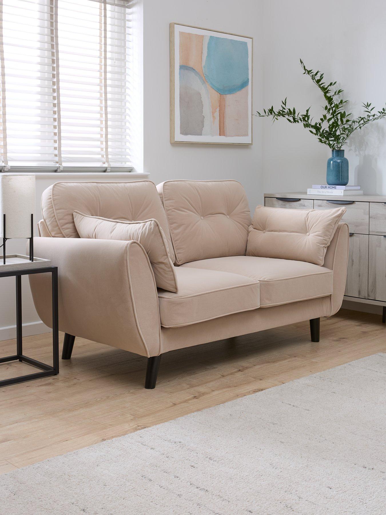 undefined New Paulo Fabric 2 Seater Sofa - FSC® Certified