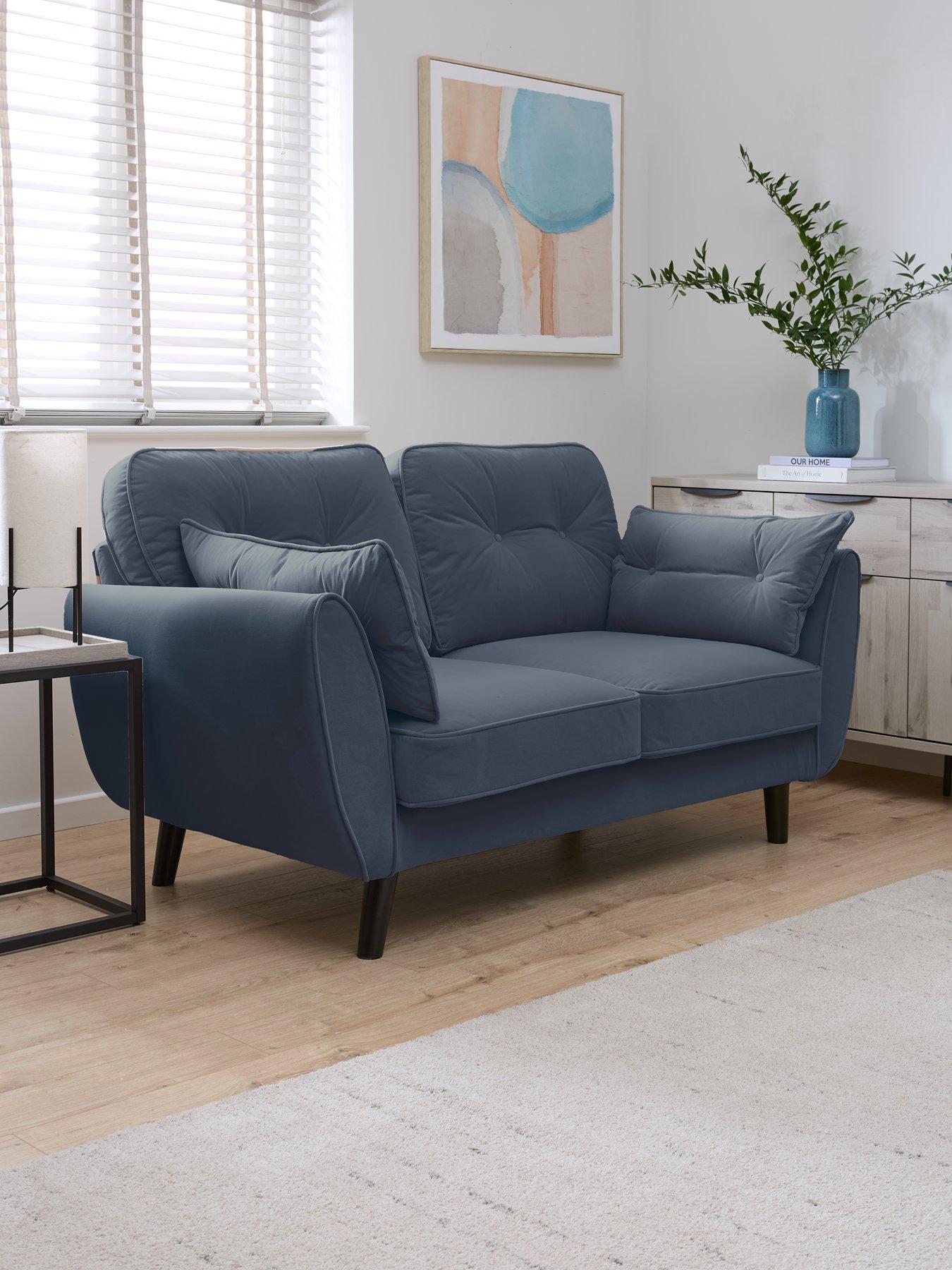 undefined New Paulo Fabric 2 Seater Sofa - FSC® Certified