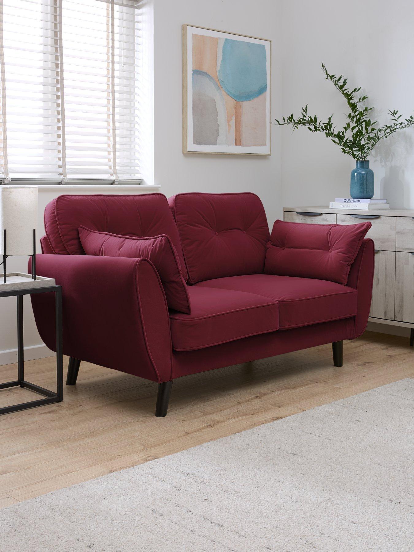 undefined New Paulo Fabric 2 Seater Sofa - FSC® Certified