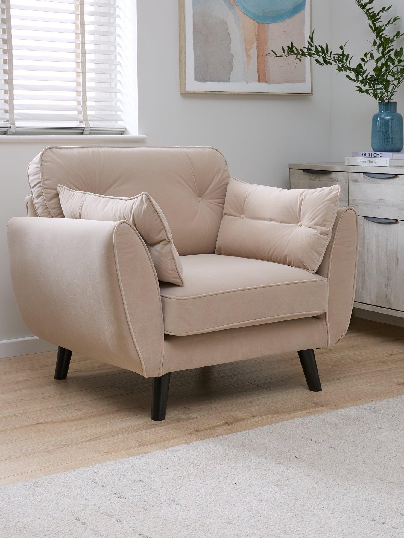 Image 1 of 7 of Very Home New Paulo&nbsp;Fabric&nbsp;Armchair&nbsp;- FSC&reg; Certified