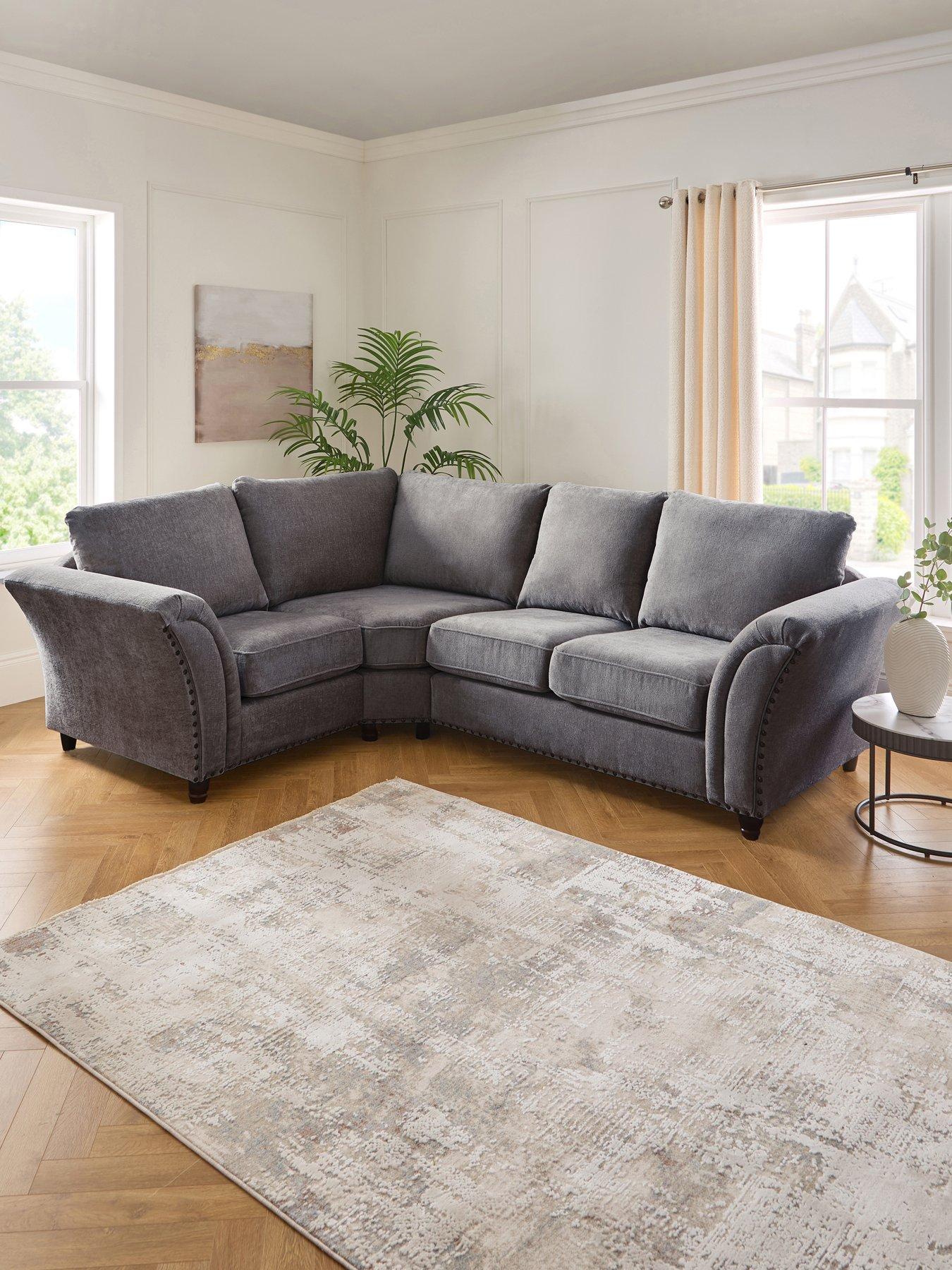 undefined New Ariel Left Hand Fabric Corner Sofa - FSC Certified