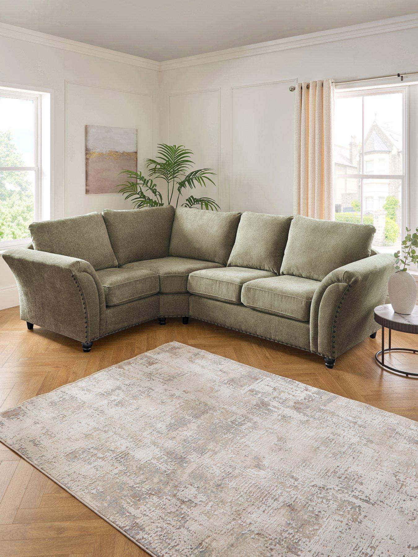 undefined New Ariel Left Hand Fabric Corner Sofa - FSC Certified