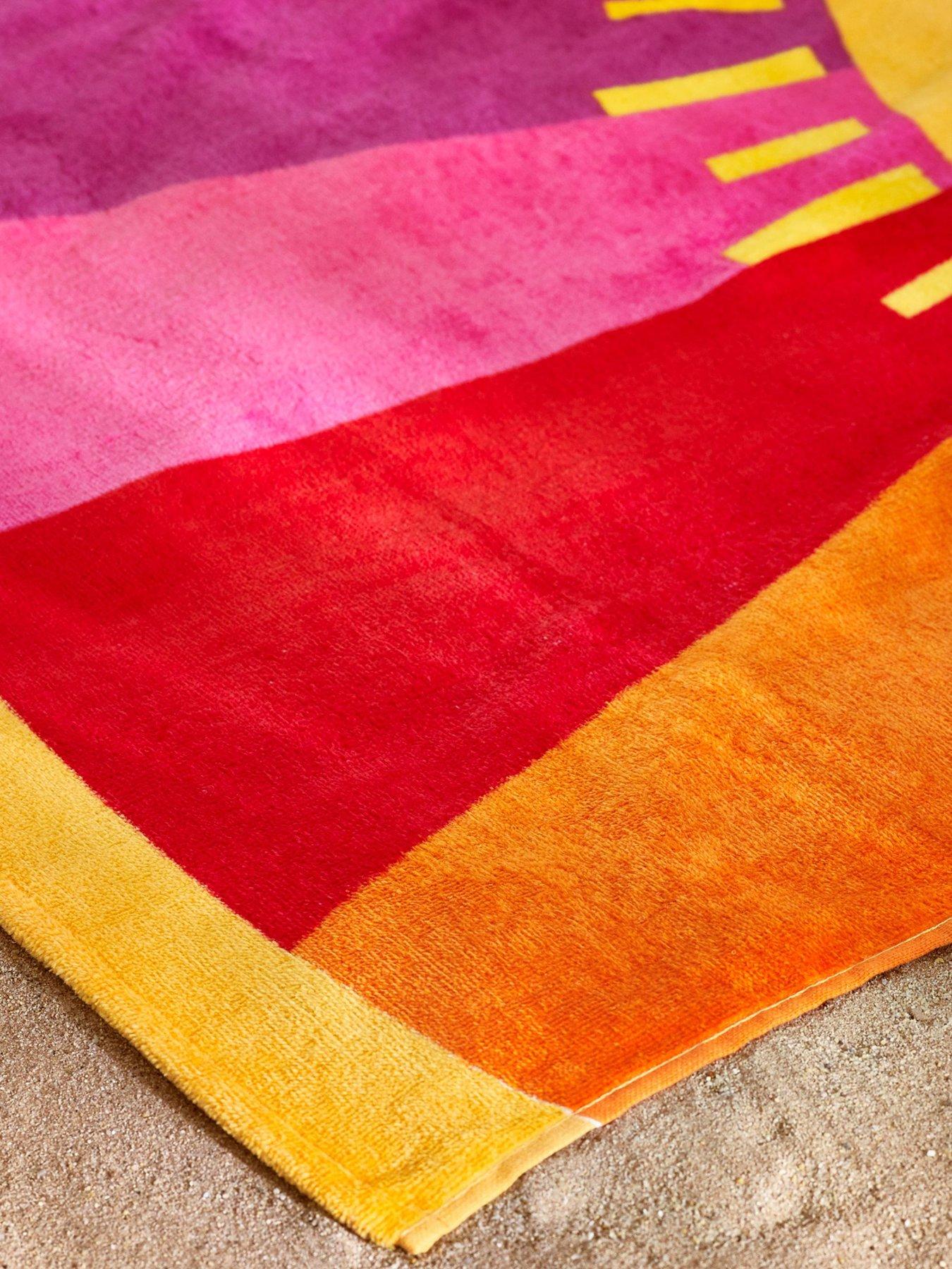 Image 3 of 3 of Catherine Lansfield Hello Summer 100% Cotton Beach Towel