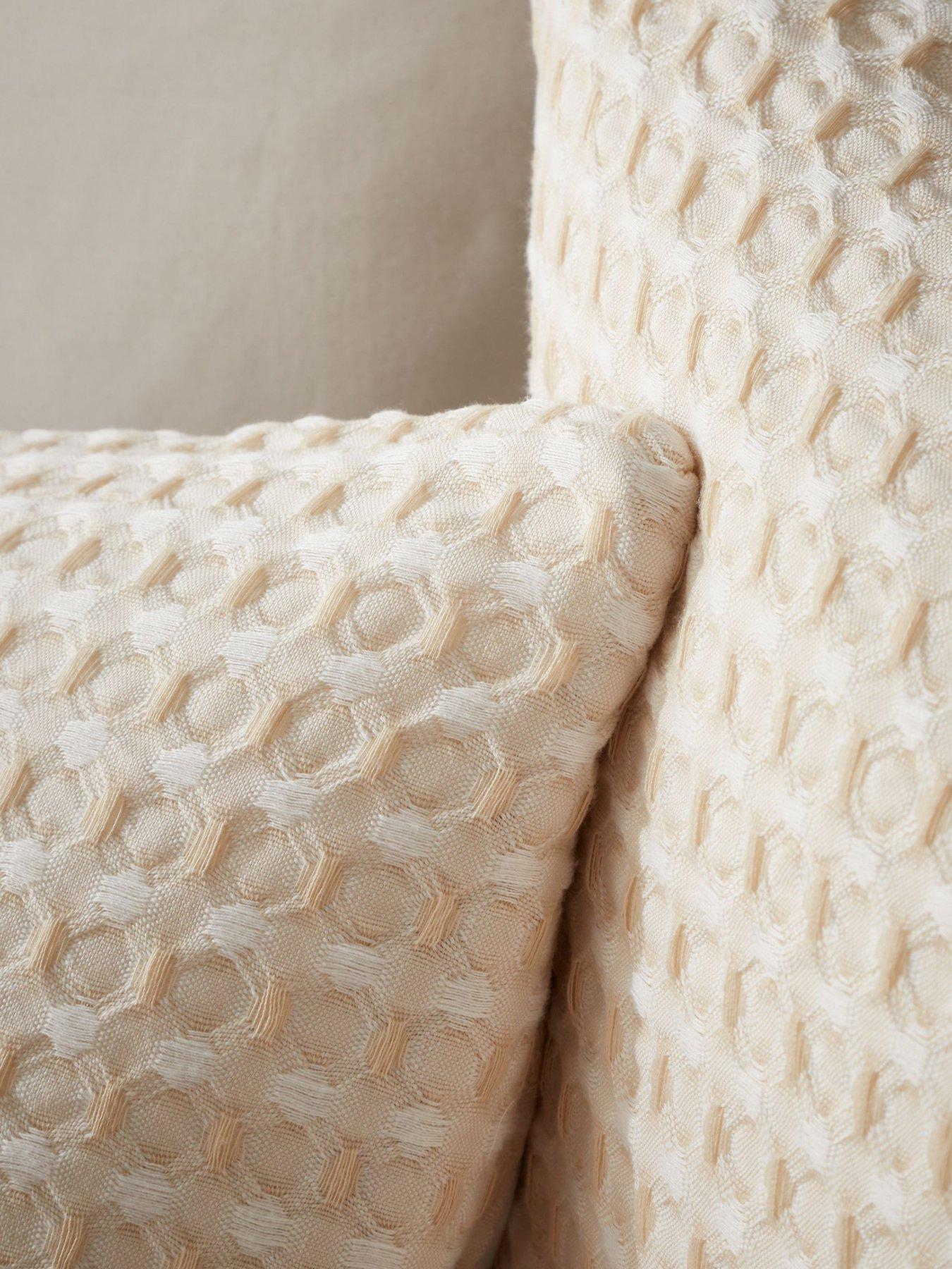 Image 4 of 6 of Pineapple Elephant Muscat Waffle Duvet Set - Natural