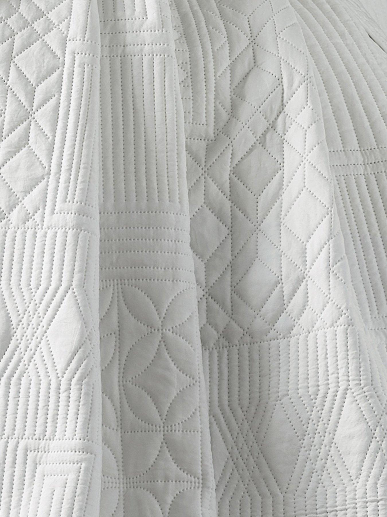 Image 1 of 3 of Catherine Lansfield Folkstone Geo Bedspread Throw