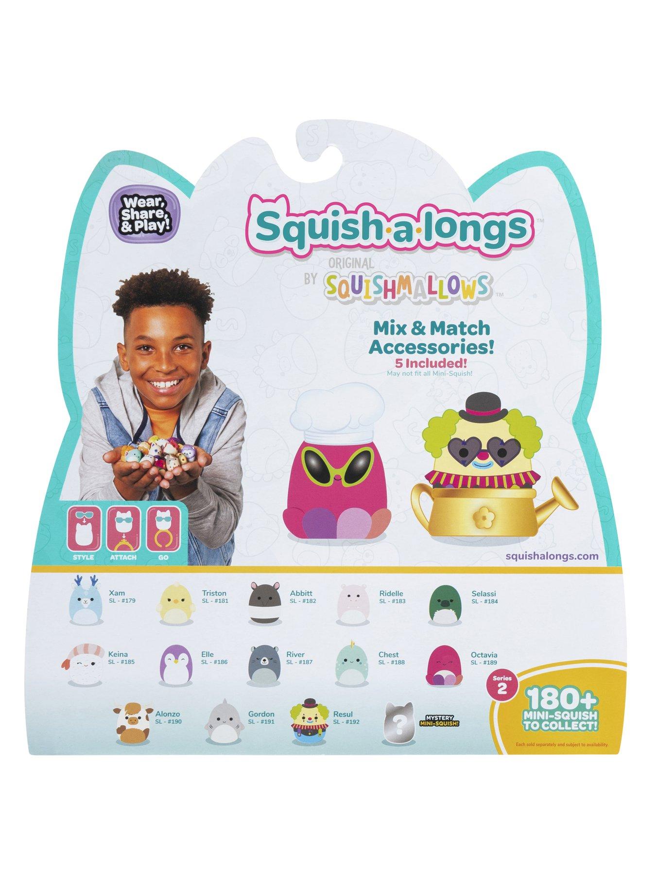 Image 7 of 8 of Squish-a-longs 14 Pack (Style 1, Wave 2) - 1-Inch Mini-Squish