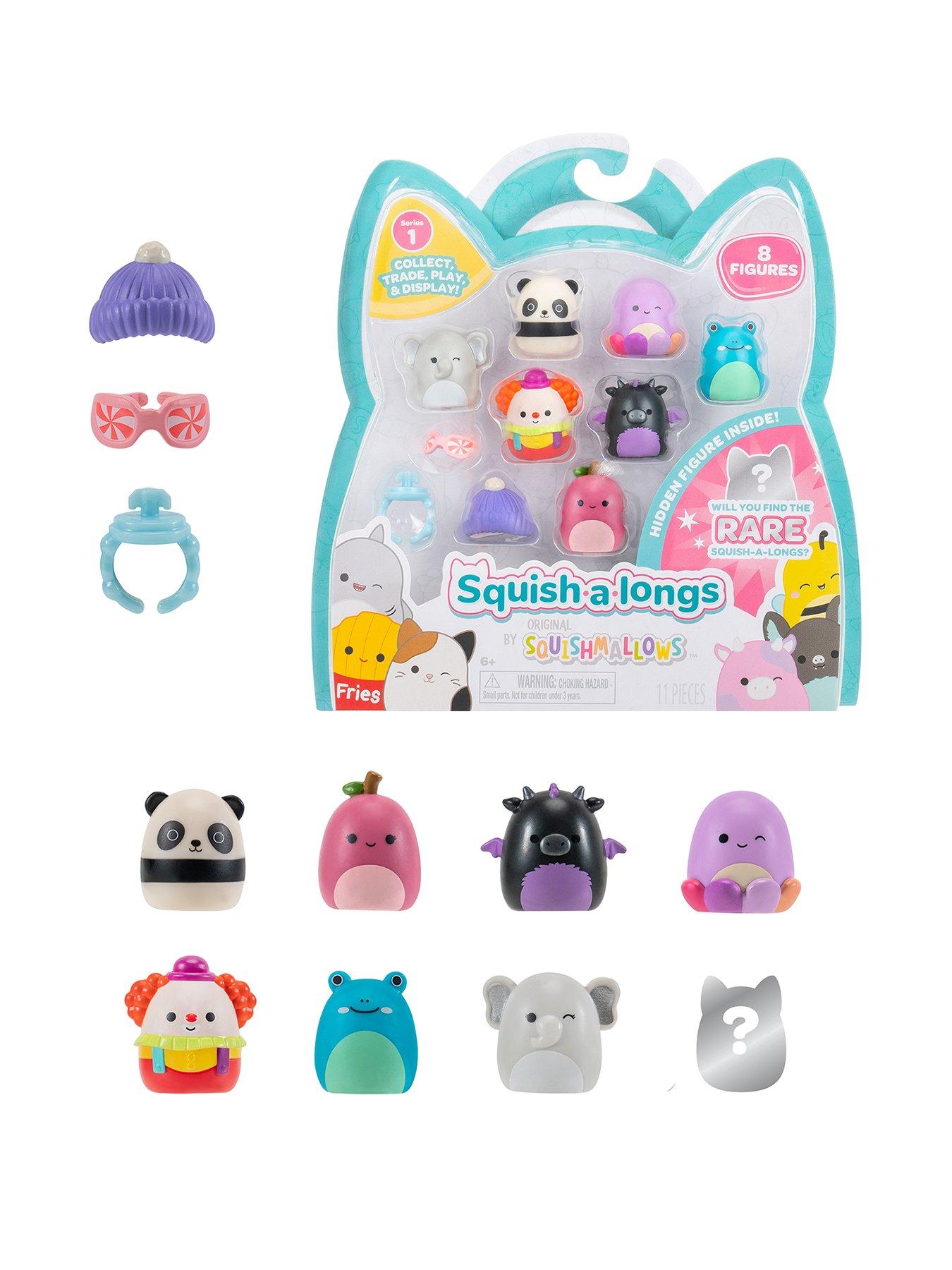 Image 1 of 8 of Squish-a-longs by Original Squishmallows 8 Pack (Style 3, Wave 1) - 1-Inch Mini-Squish