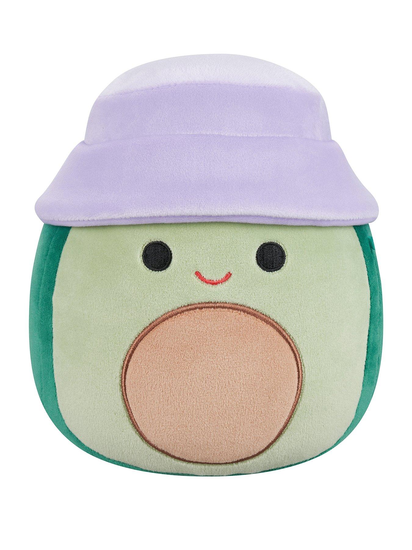 undefined Original Squishmallows 7.5-Inch Austin the Green Avocado with Bucket Hat
