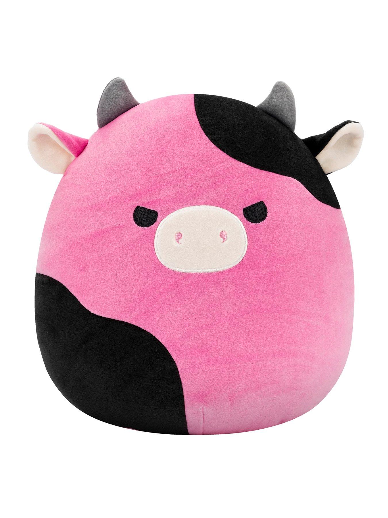 undefined Original Squishmallows 12-Inch Pollyanna the Black and Pink Cow
