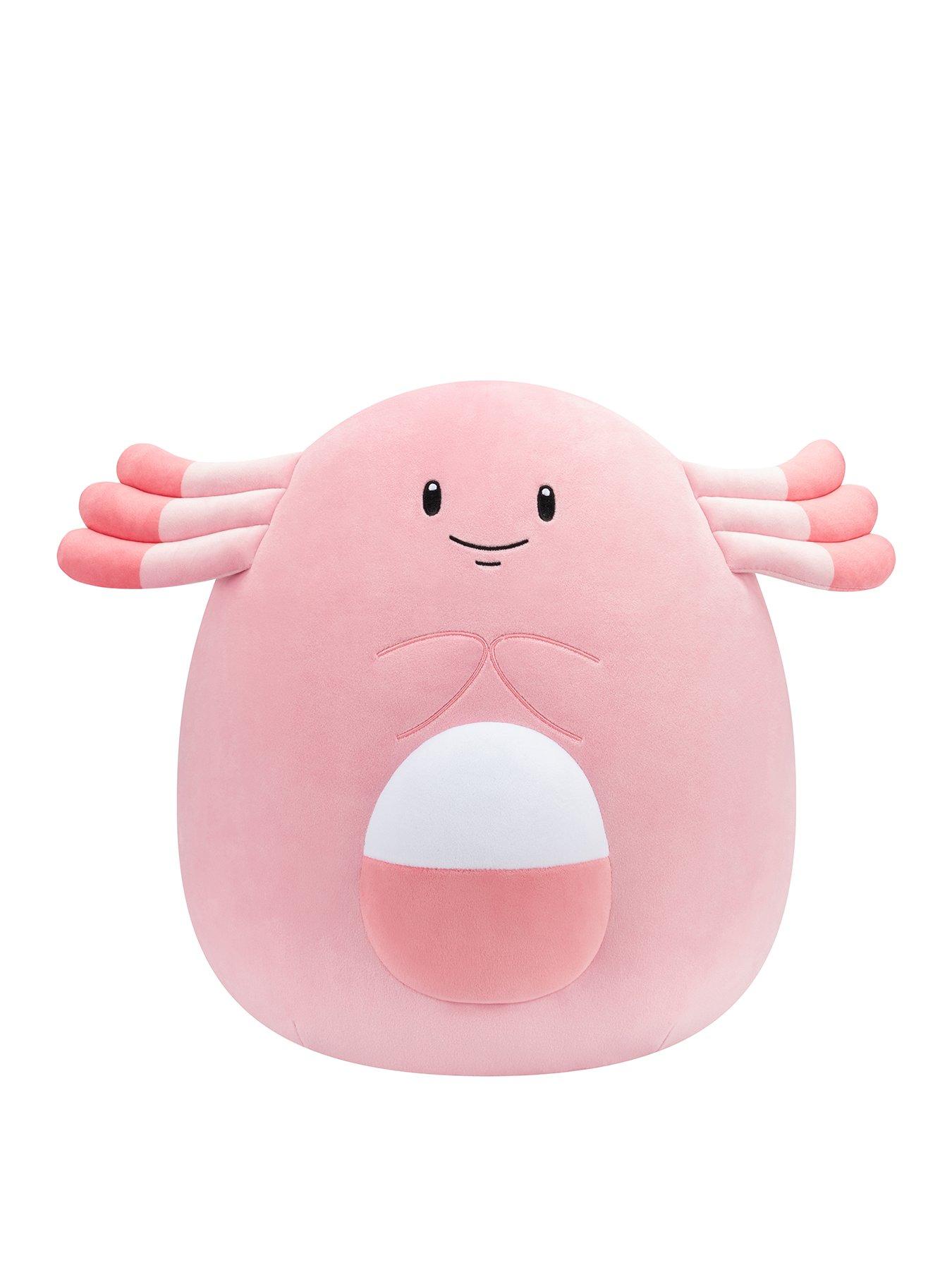Image 1 of 6 of Squishmallows Original 14-Inch Chansey Pok&eacute;mon Plush