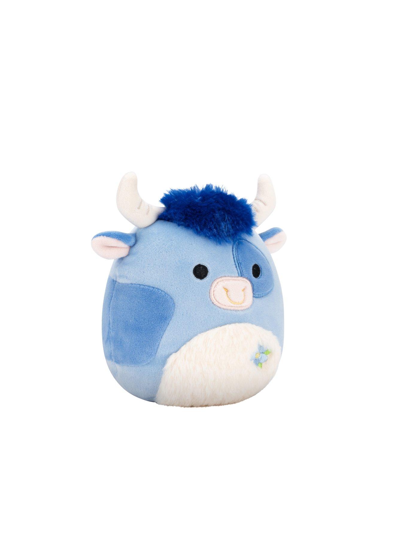 Image 2 of 8 of Squishmallows 7.5-Inch Bermayeh the Blue Bull Plush