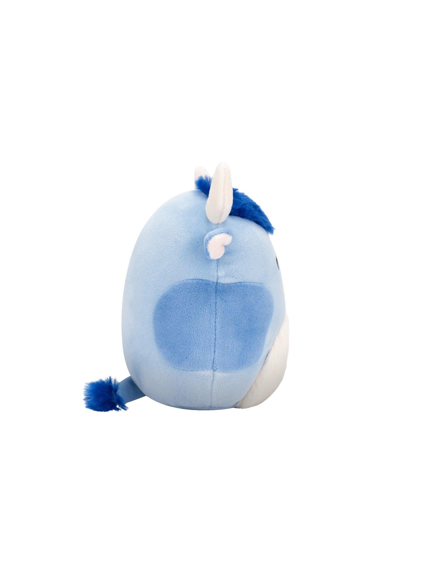 Image 3 of 8 of Squishmallows 7.5-Inch Bermayeh the Blue Bull Plush