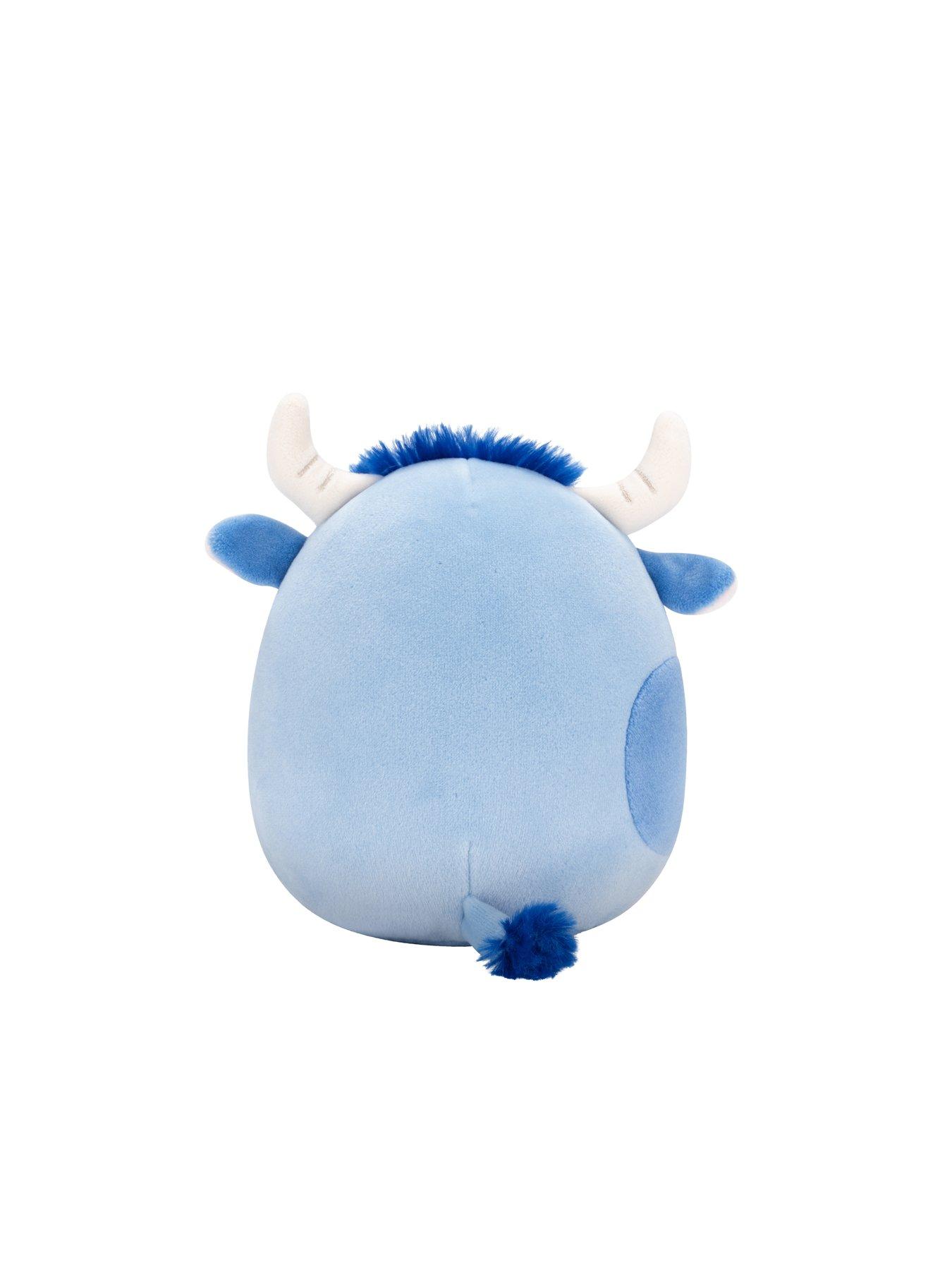 Image 4 of 8 of Squishmallows 7.5-Inch Bermayeh the Blue Bull Plush