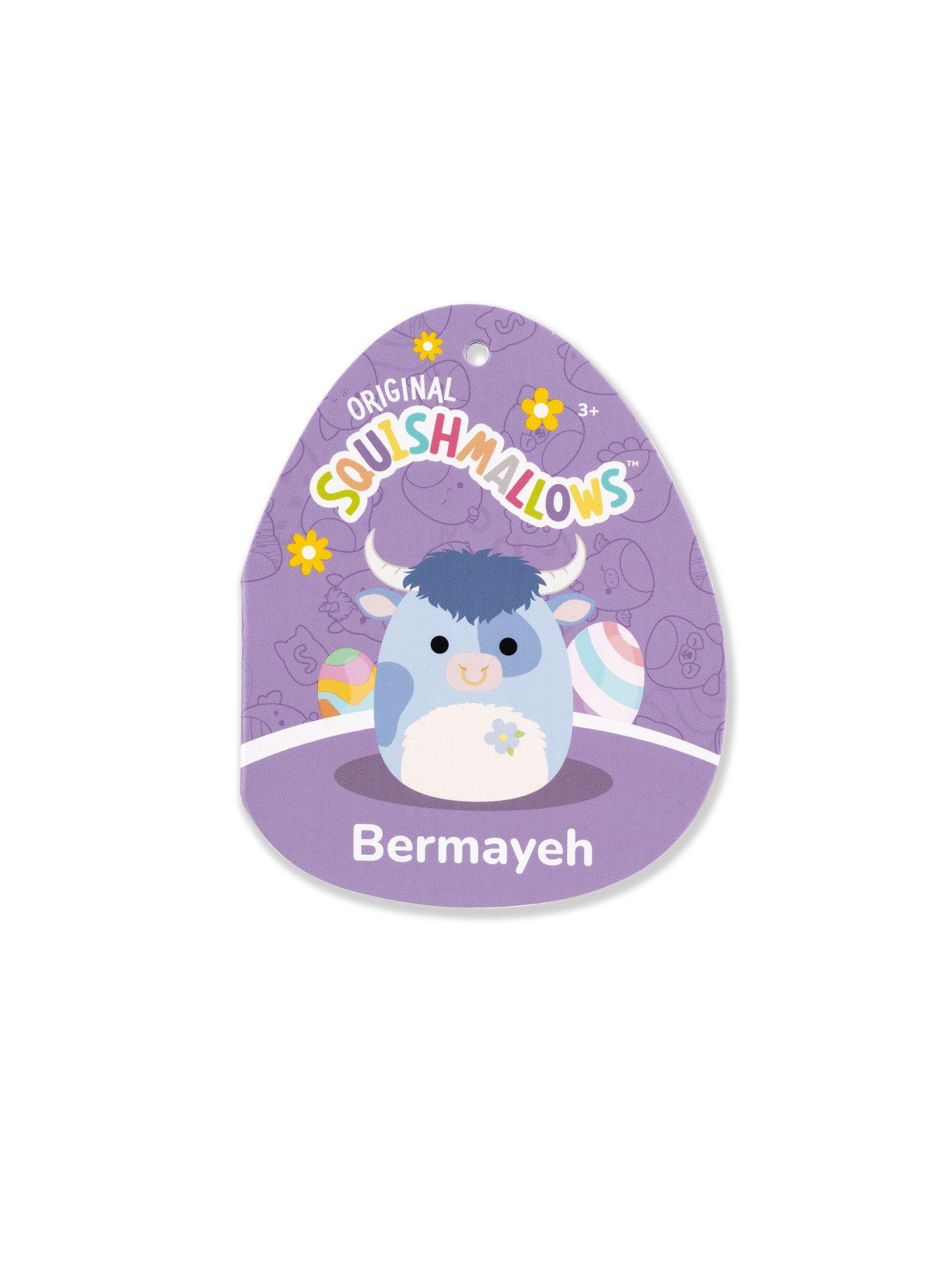 Image 6 of 8 of Squishmallows 7.5-Inch Bermayeh the Blue Bull Plush