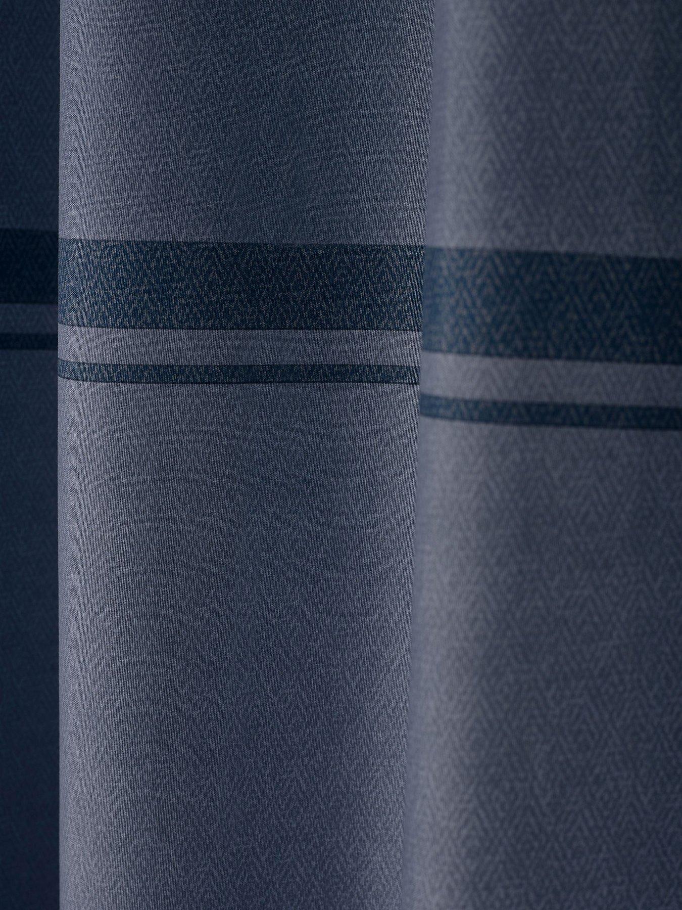 Image 3 of 4 of Catherine Lansfield Melville Lined Eyelet Curtains
