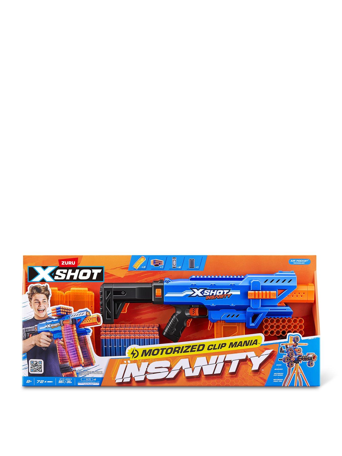 Image 1 of 6 of Zuru X-Shot Insanity Motorised Clip Blaster