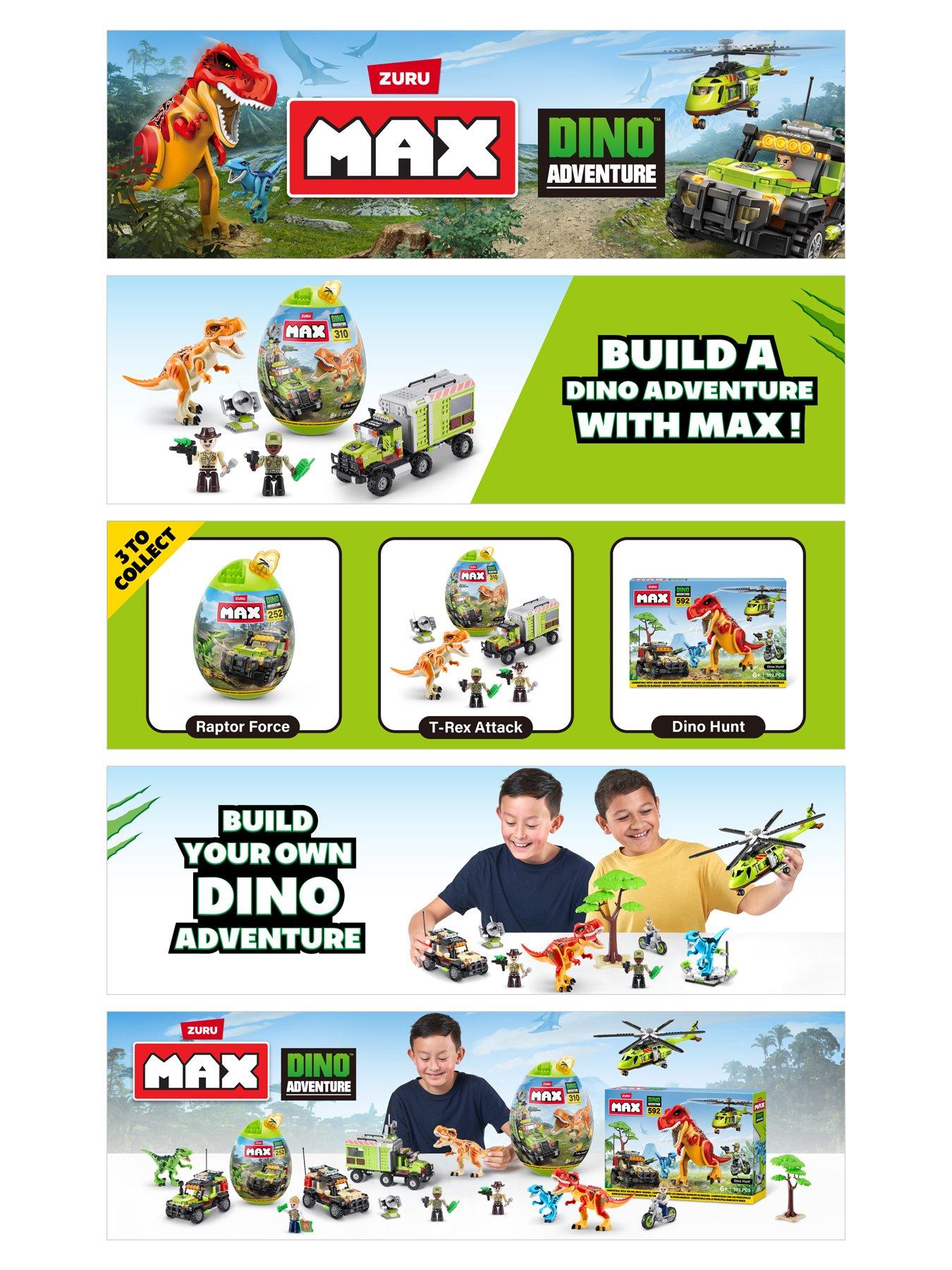 Image 2 of 7 of Zuru Max Build More Dino Adventure&nbsp;