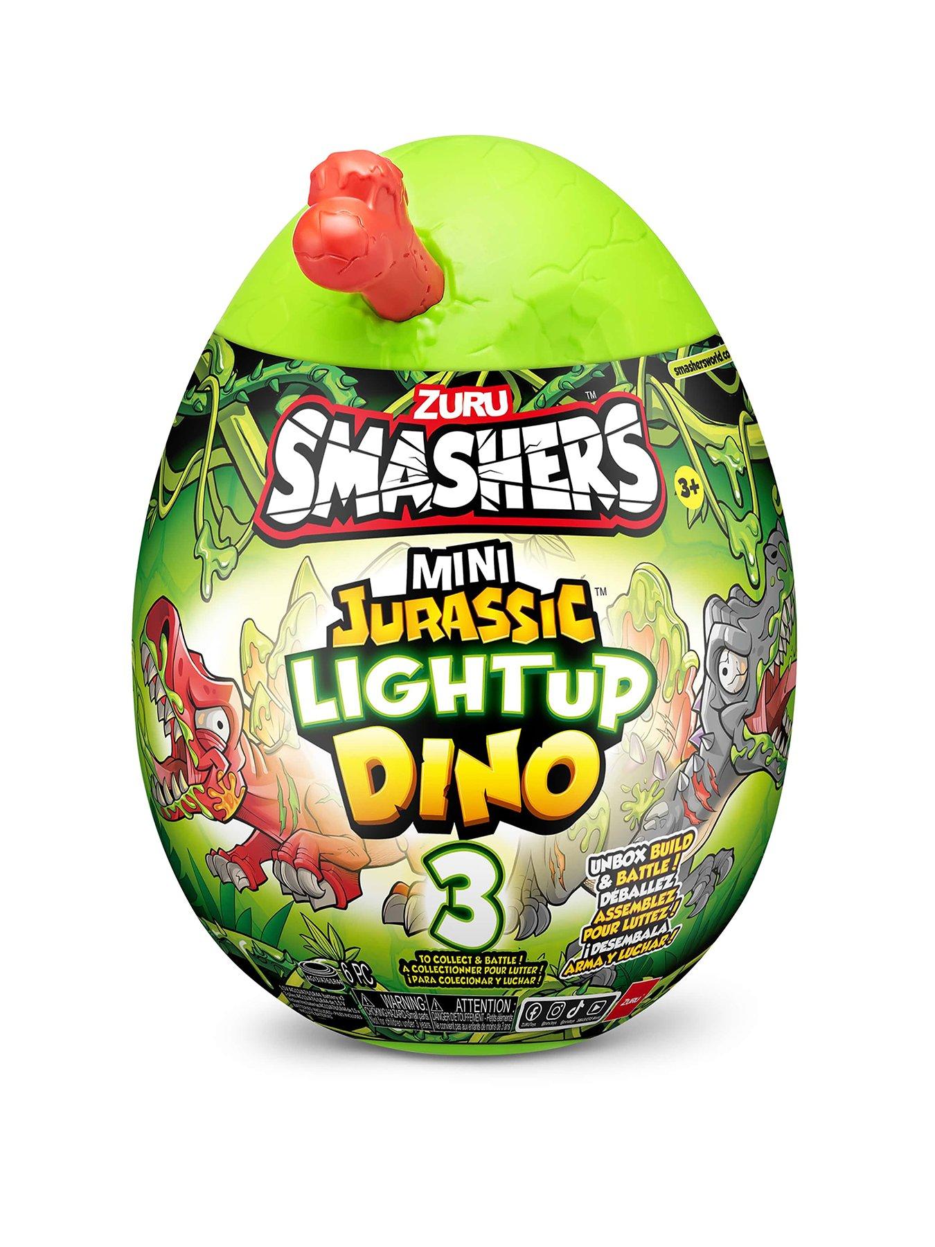 undefined Smashers Jurassic  Mini Light Up Dino Assorted - Twin Pack