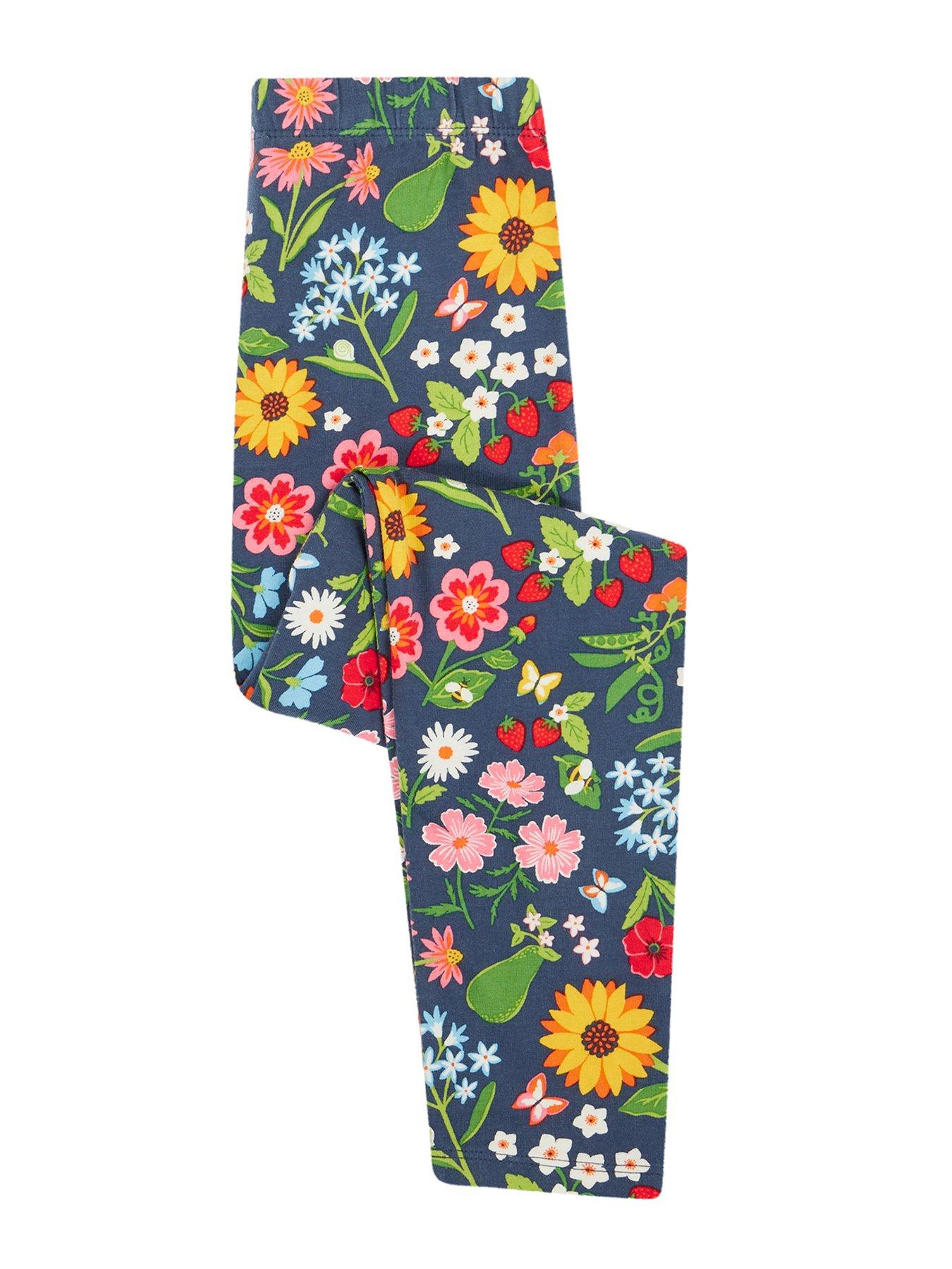 undefined Girls Libby Printed Leggings - Navy