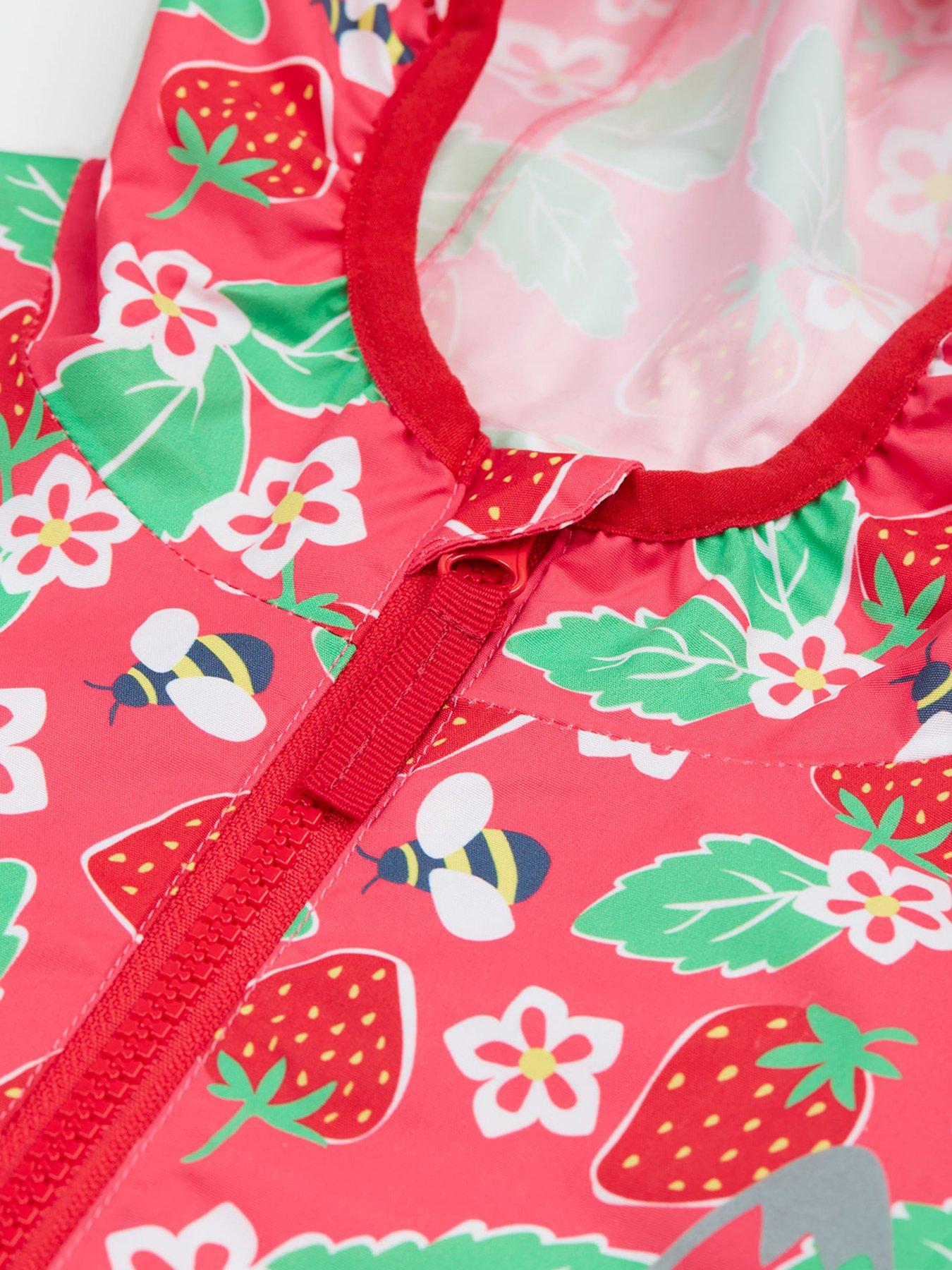 Image 4 of 6 of Frugi Girls Rain Or Shine Jacket - Pink