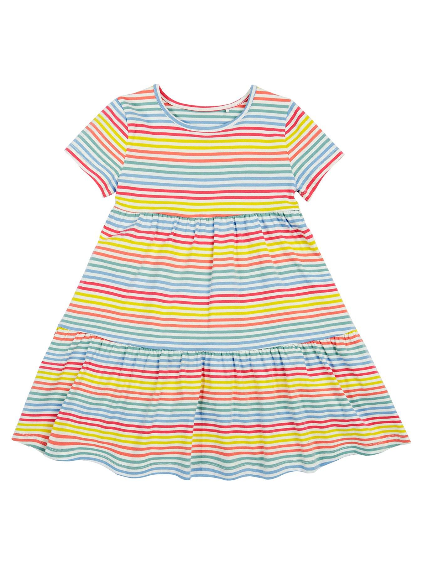 undefined Girls Lucy Stripe Dress - Multi