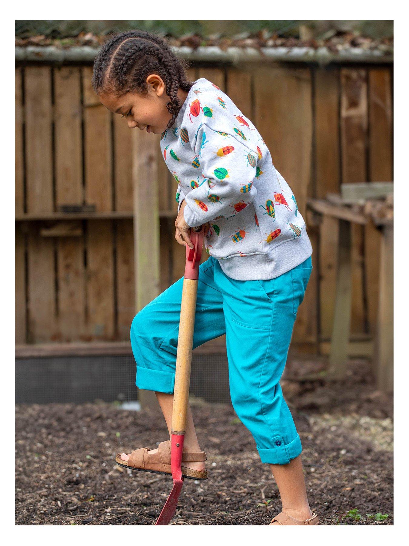 Image 1 of 5 of Frugi Boys Oake Adventure Trouser - Blue