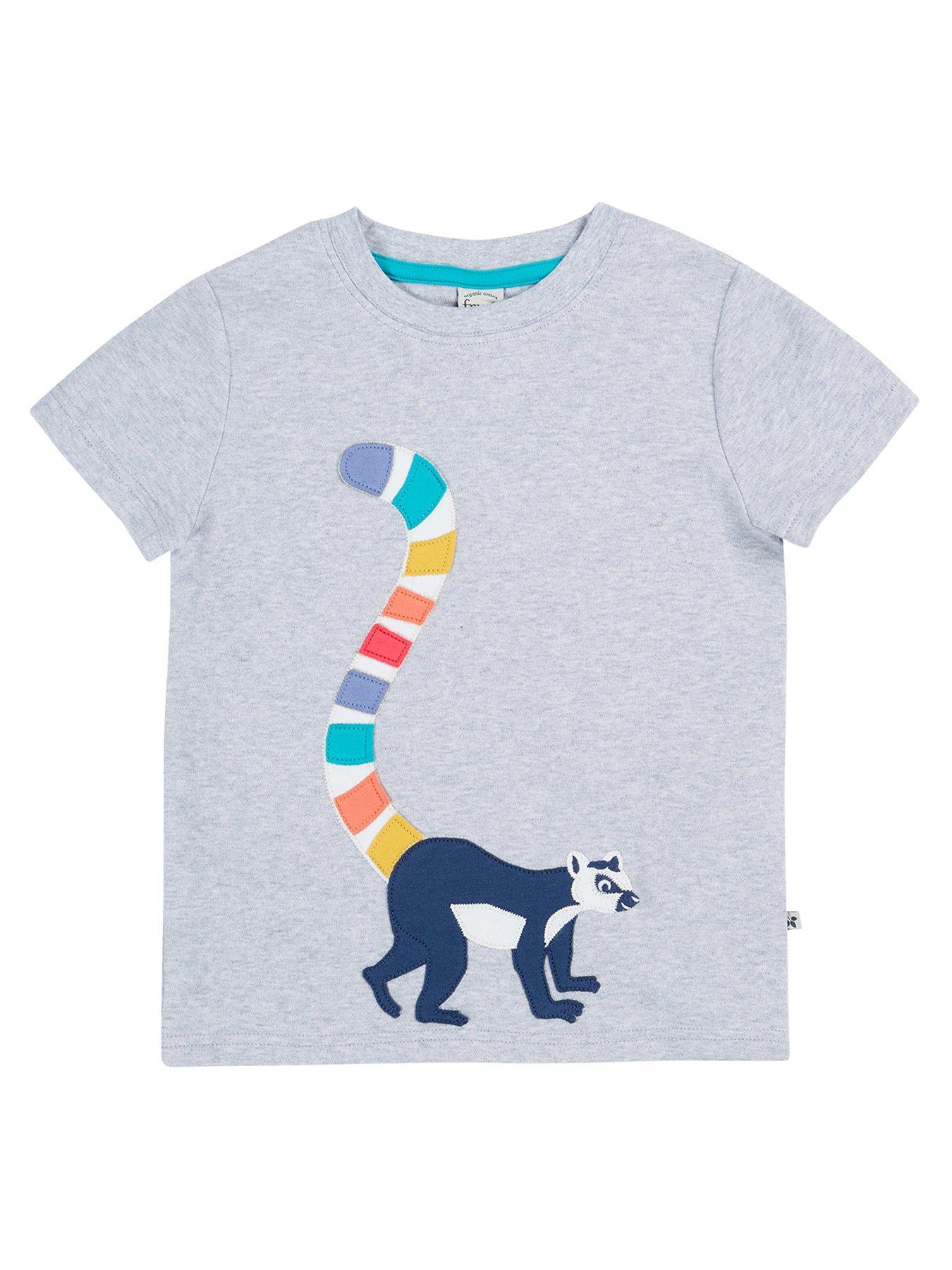 undefined Boys Carsen Applique T-shirt - Grey